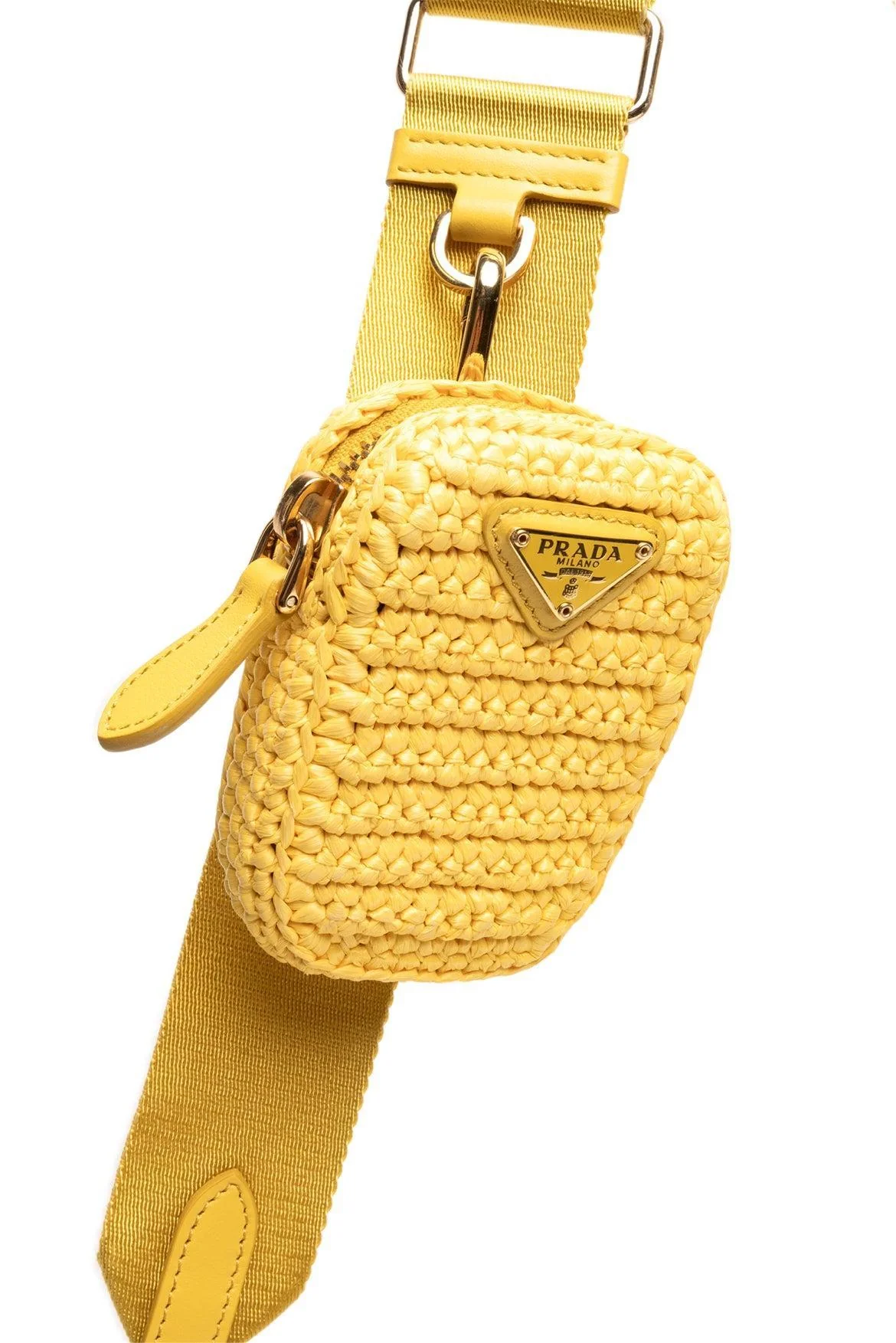 Prada Re-Edition 2005 Raffia Shoulder Bag - Image 6
