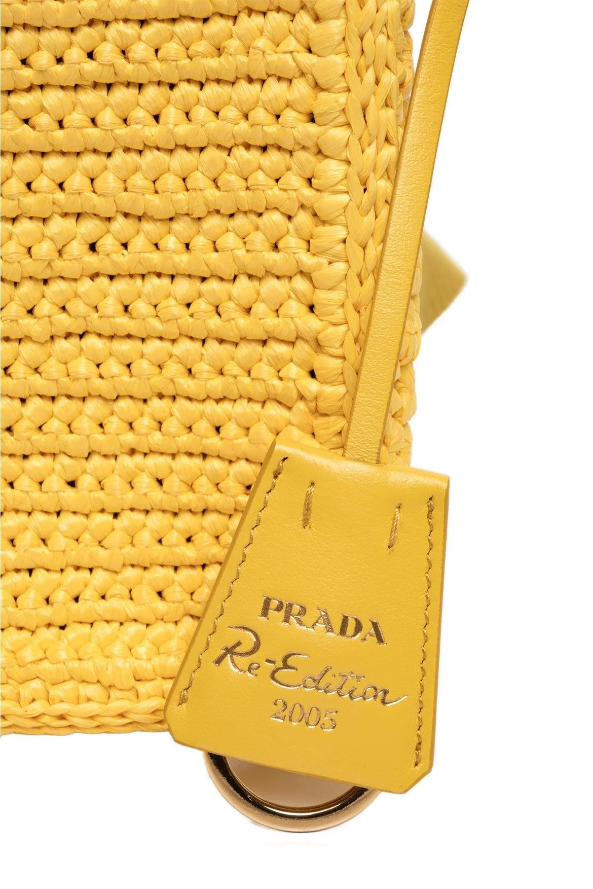 Prada Re-Edition 2005 Raffia Shoulder Bag - Image 9