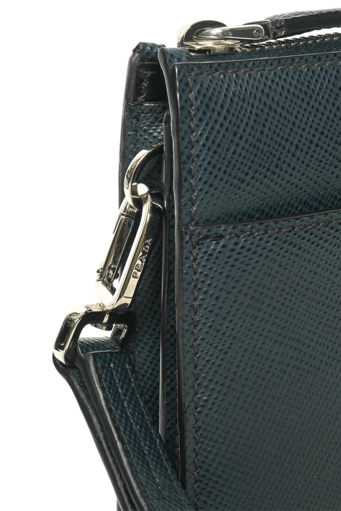 Prada Saffiano Leather Pouch - Image 6