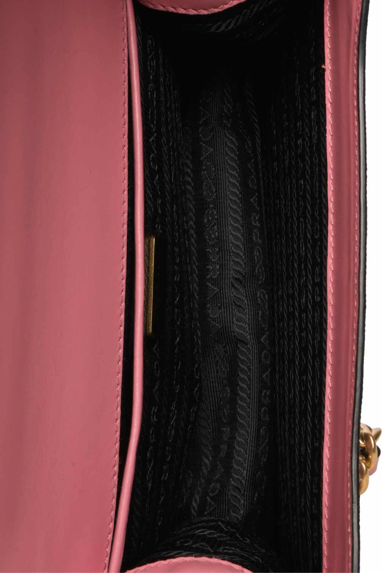 Prada Saffiano Lux Chain Shoulder Bag - Image 5