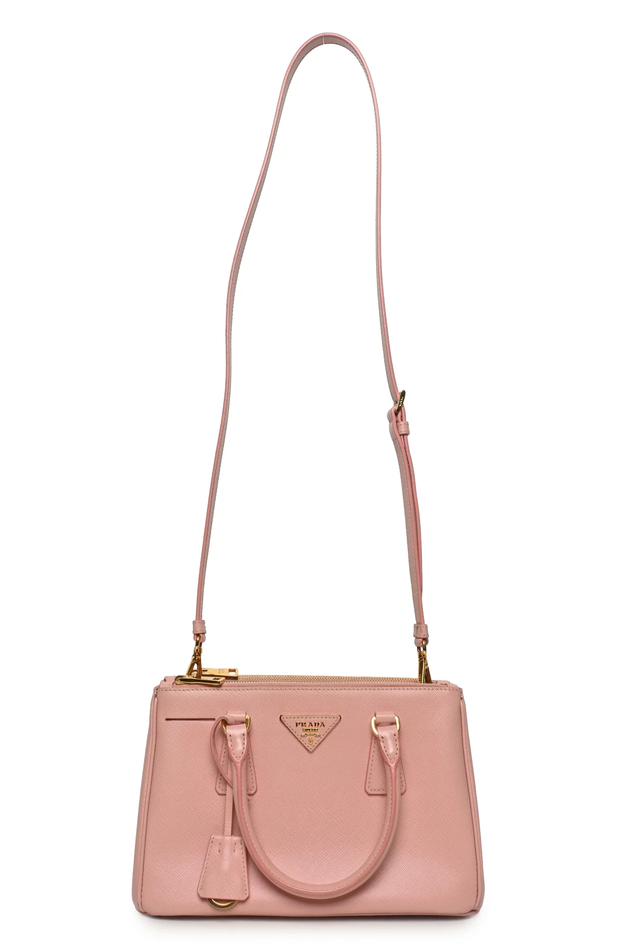 Prada Saffiano Lux Small Double Zip Galleria Tote - Image 5