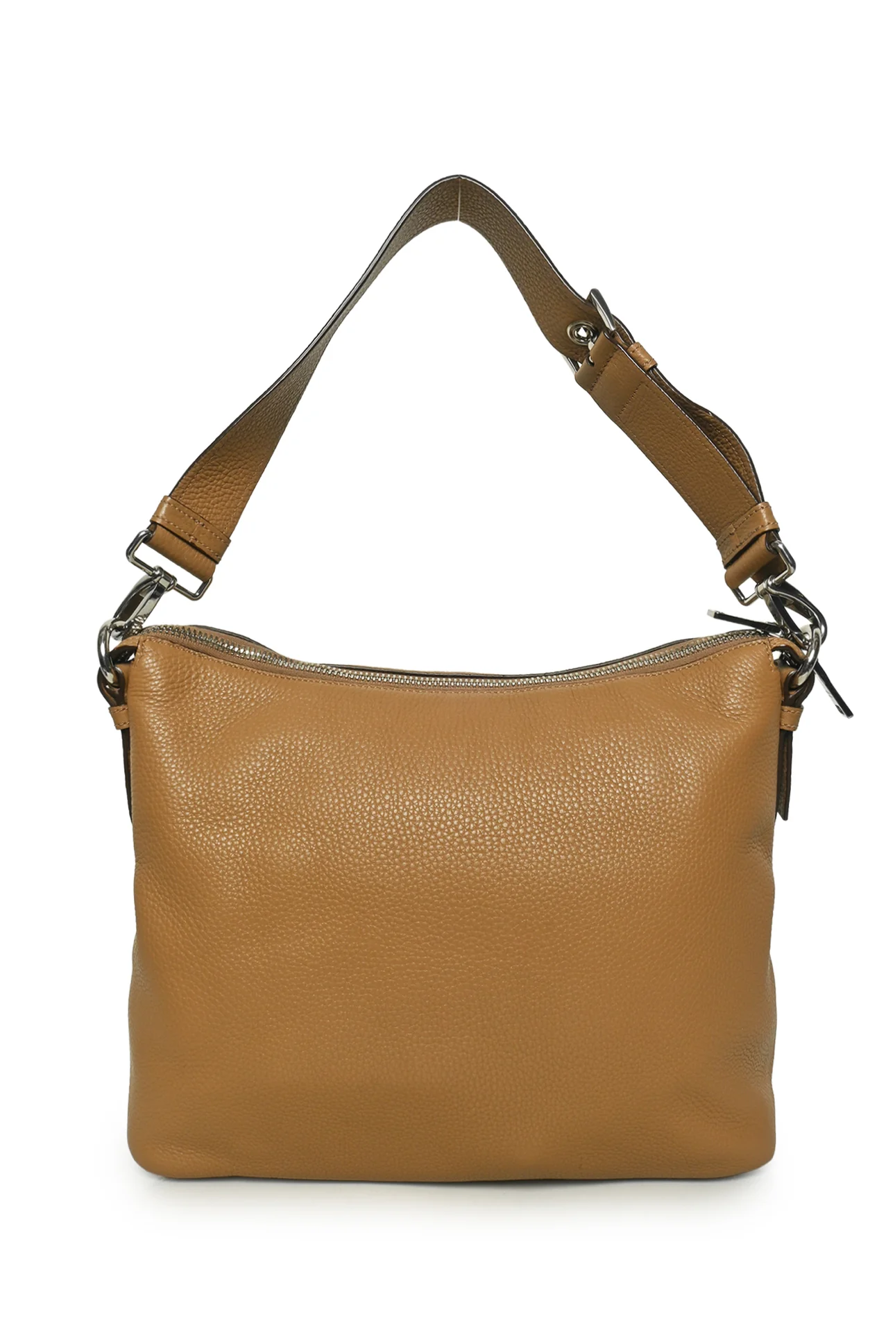 Prada Sesamo Vitello Daino Grained Leather Hobo Shoulder Bag - Image 3