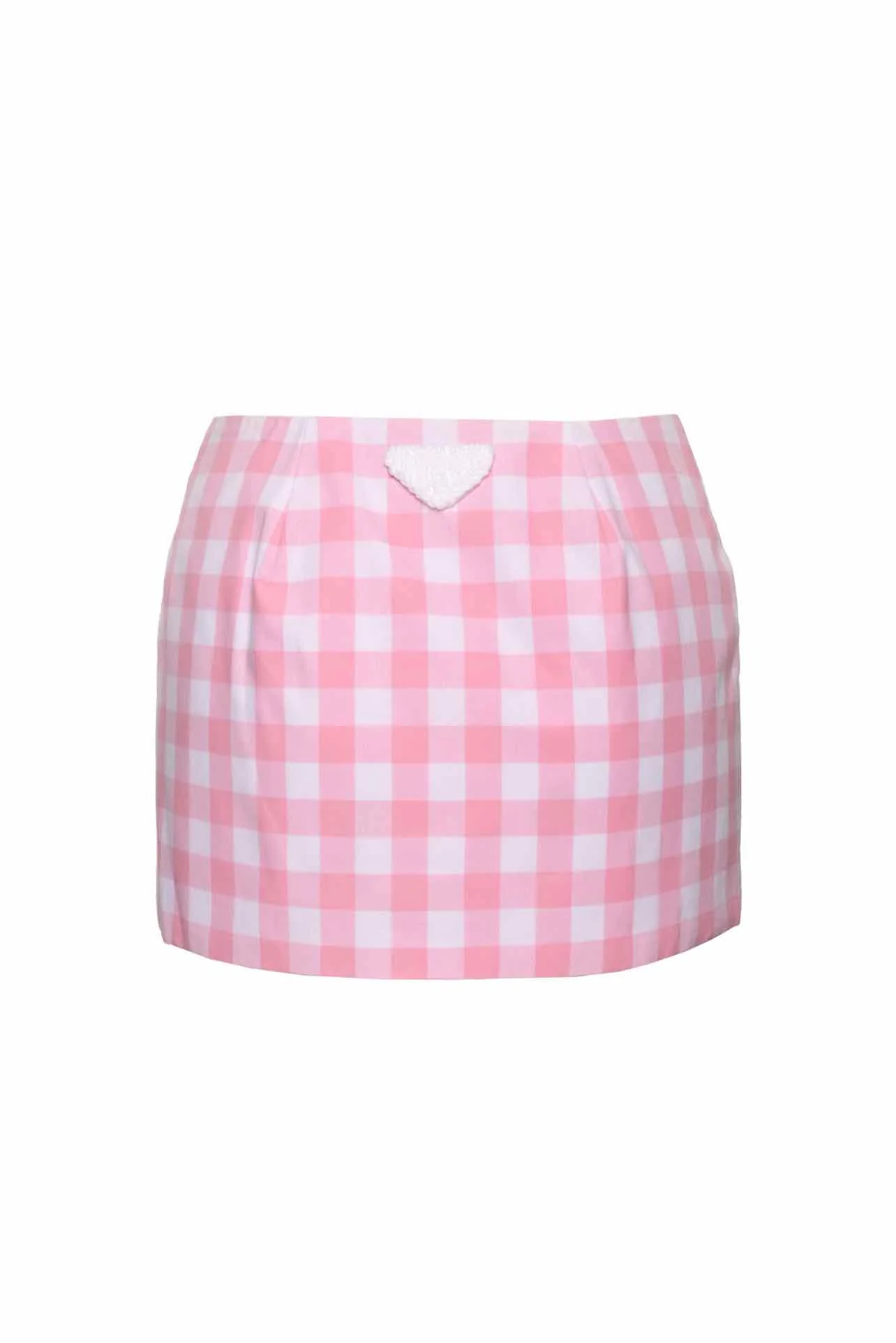Prada Size 0 2023 Check Wrap Mini Skirt - Image 2
