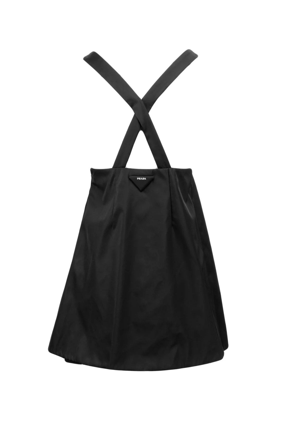 Prada Size 2 2022 Crystal Embellished Re-Nylon Overall Mini Dress - Image 2