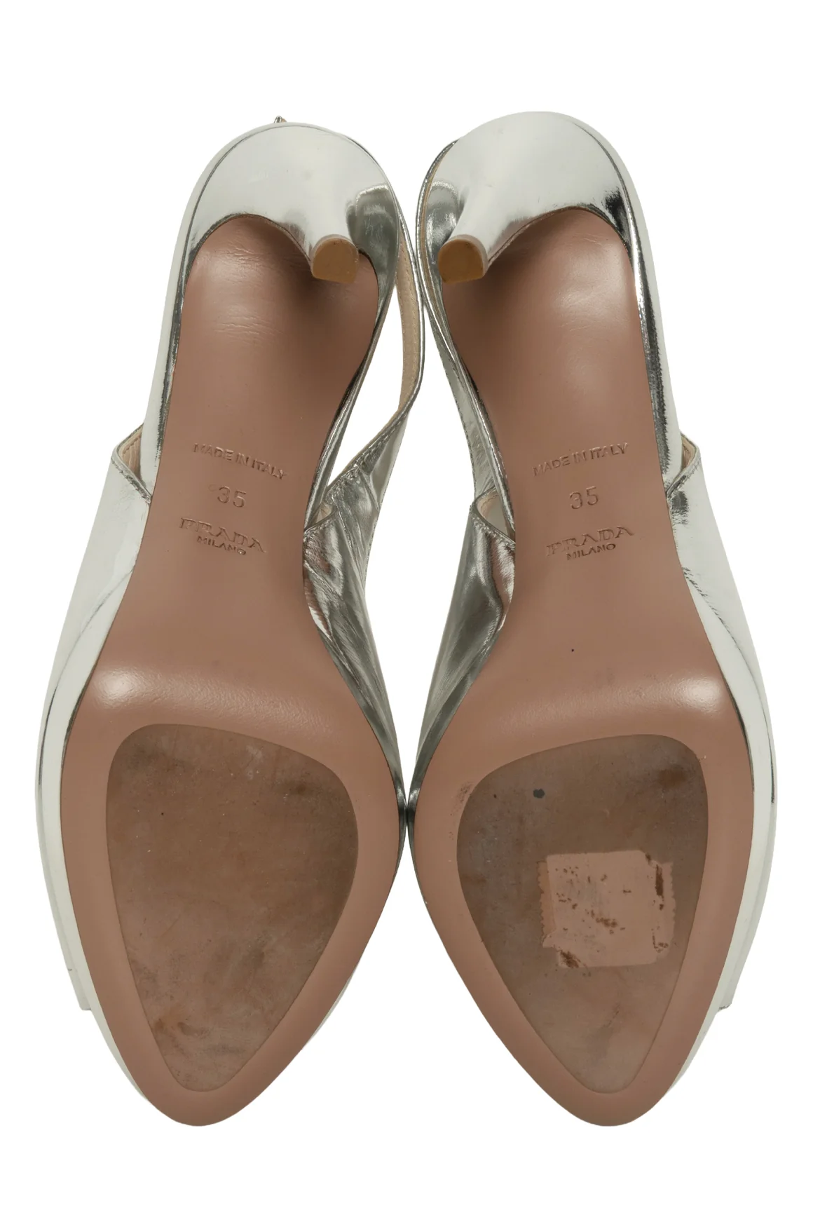 Prada Size 35 Slingback Pumps - Image 5