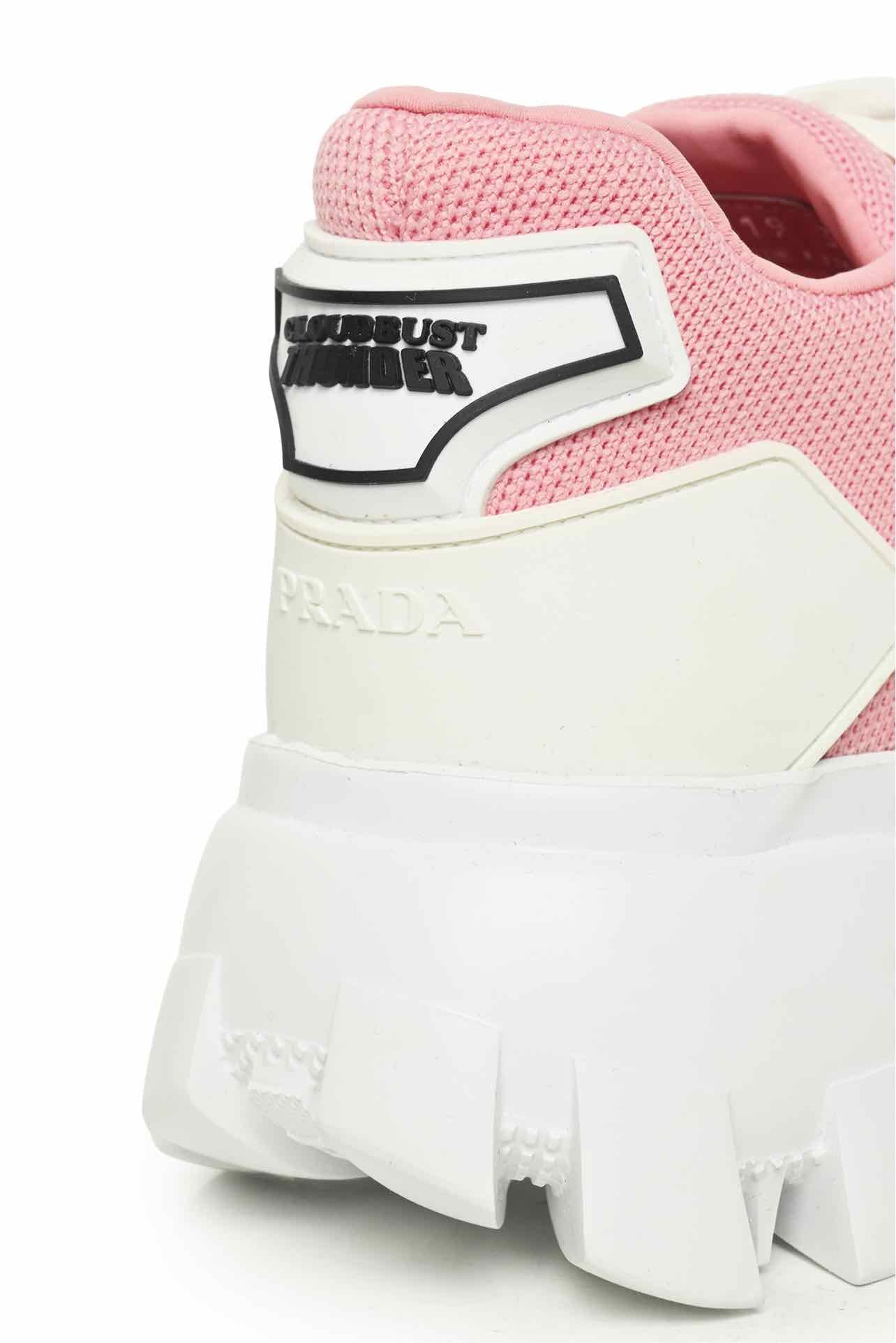 Prada Size 36 Cloudbust Thunder Knit Fabric Sneaker - Image 6