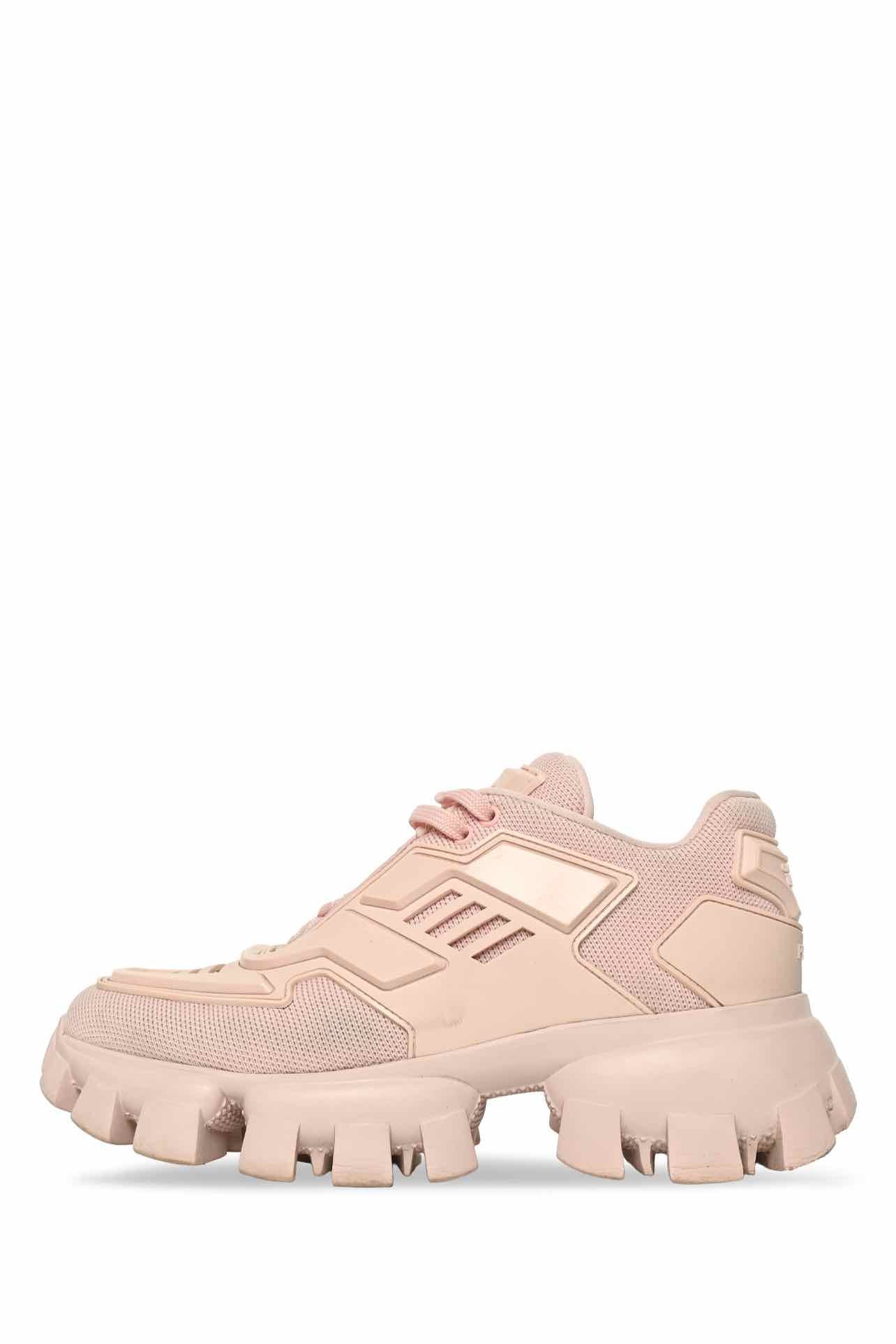 Prada Size 37 Cloudbust Thunder Knit Fabric Sneaker - Image 5