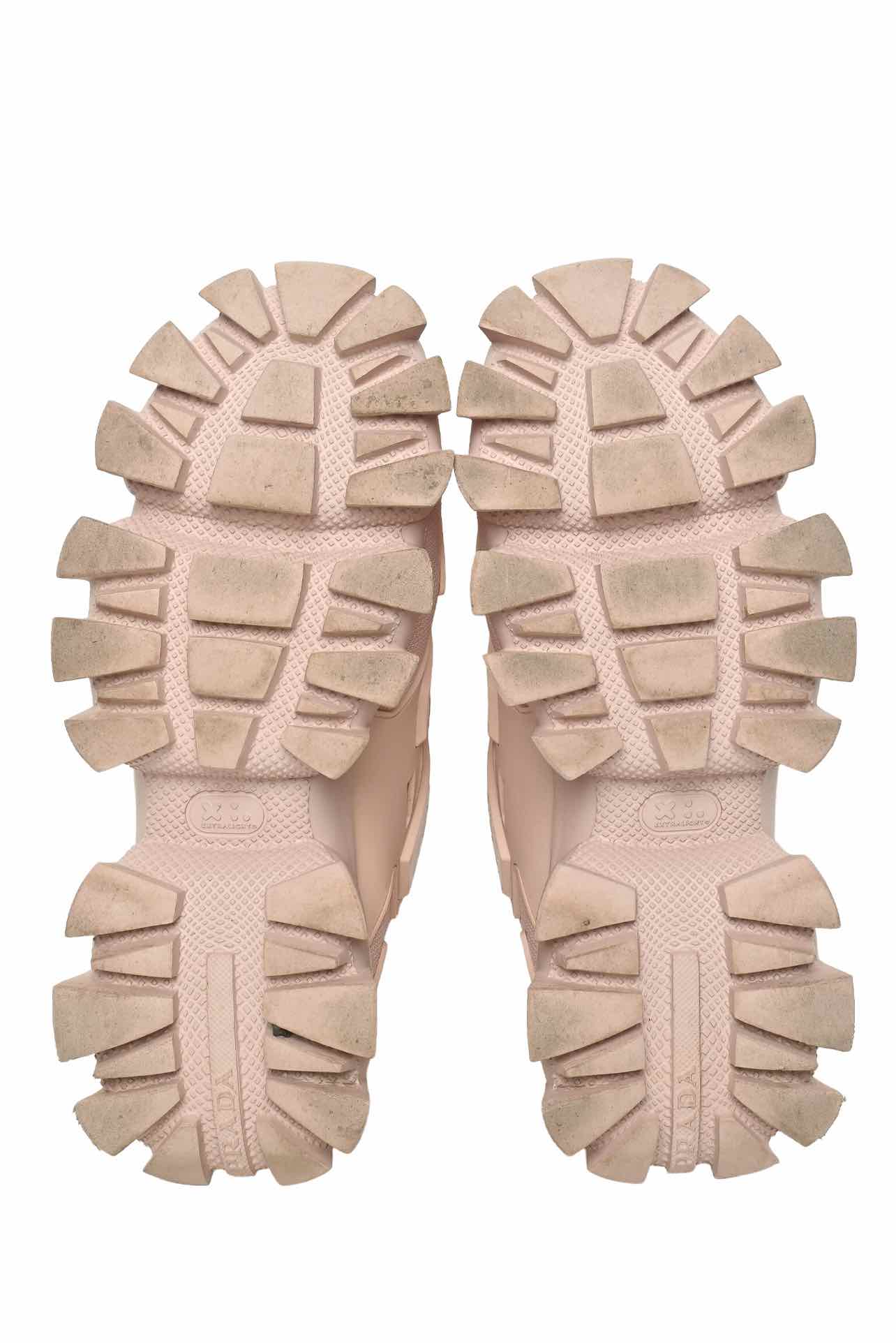 Prada Size 37 Cloudbust Thunder Knit Fabric Sneaker - Image 8