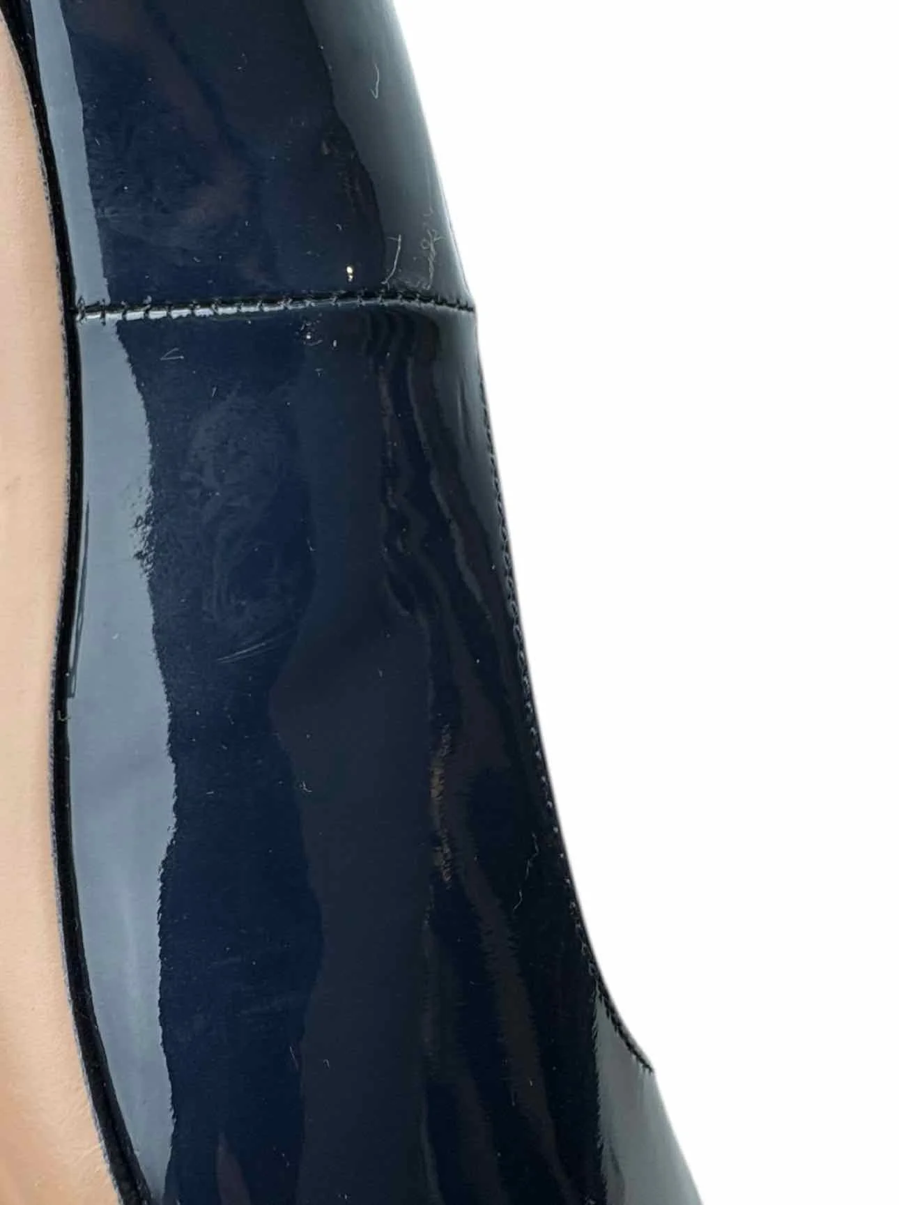Prada Size 38.5 Patent Leather Pumps - Image 9