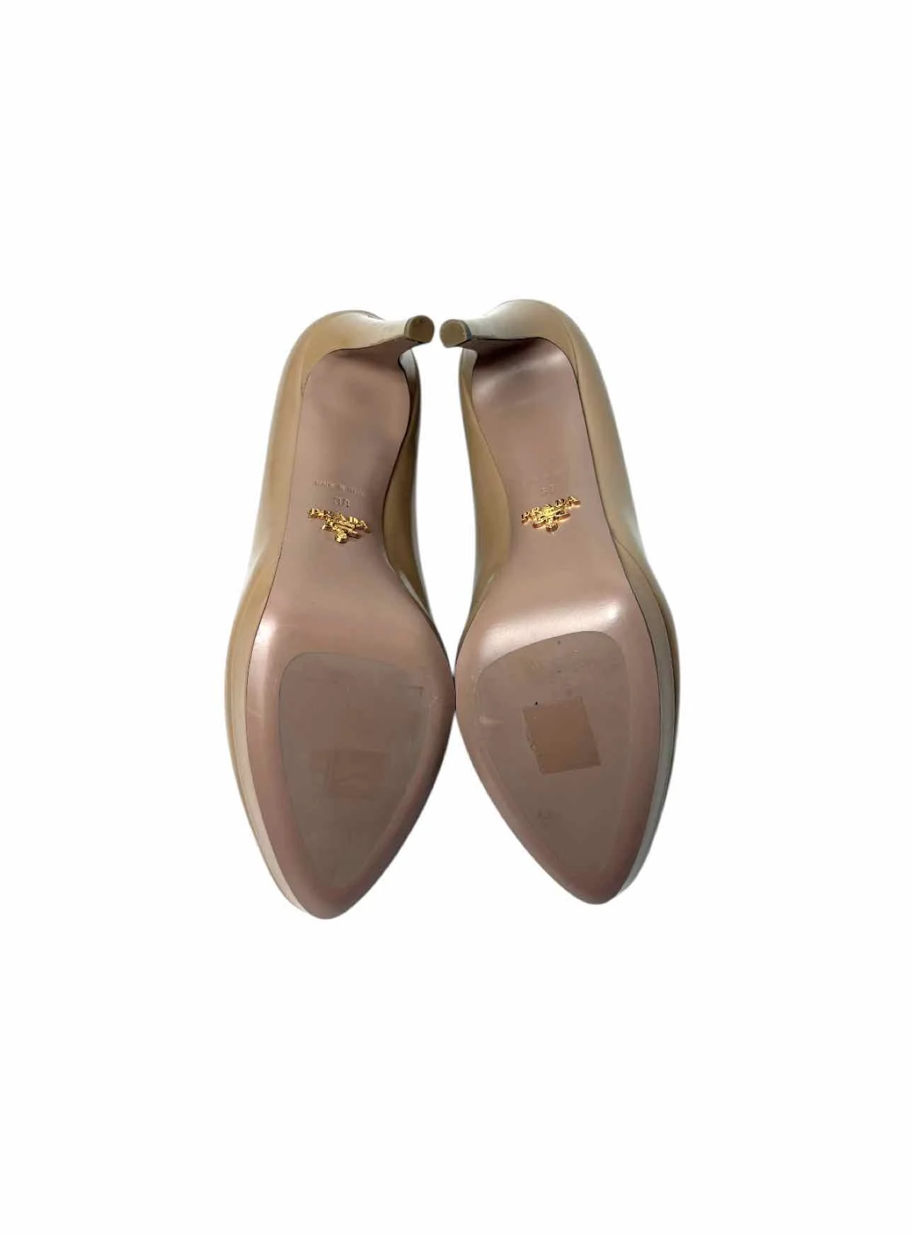 Prada Size 38 Patent Leather Platform Pumps - Image 5