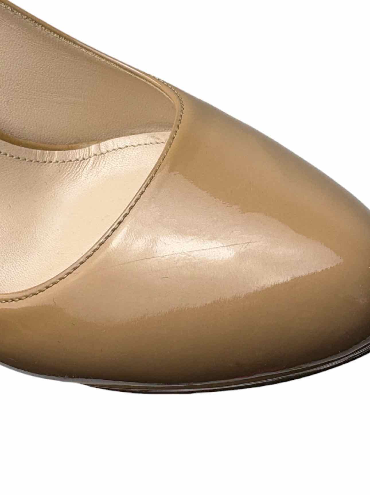 Prada Size 38 Patent Leather Platform Pumps - Image 6