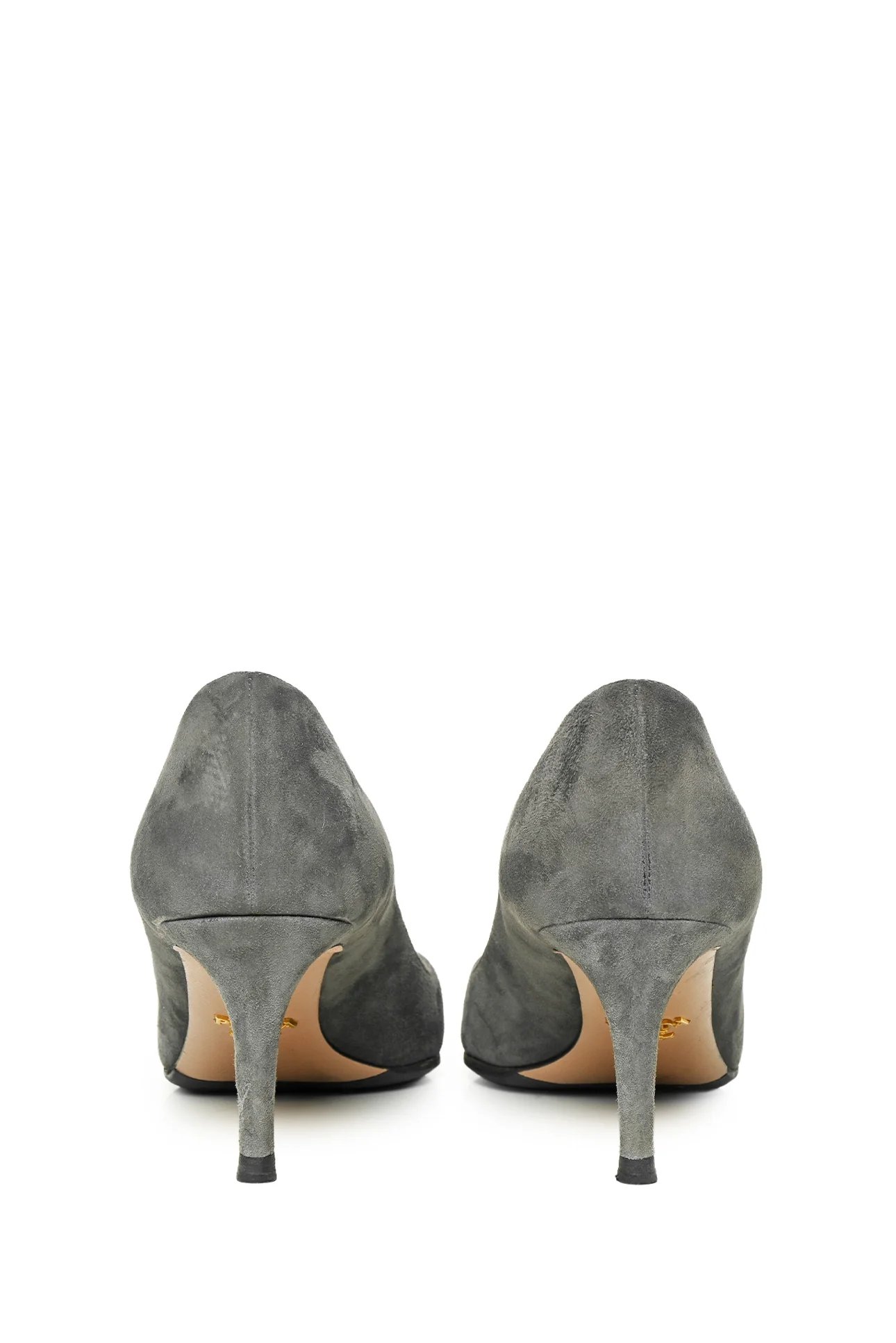 Prada Size 39.5 Suede Pointeed Toe Pumps - Image 4