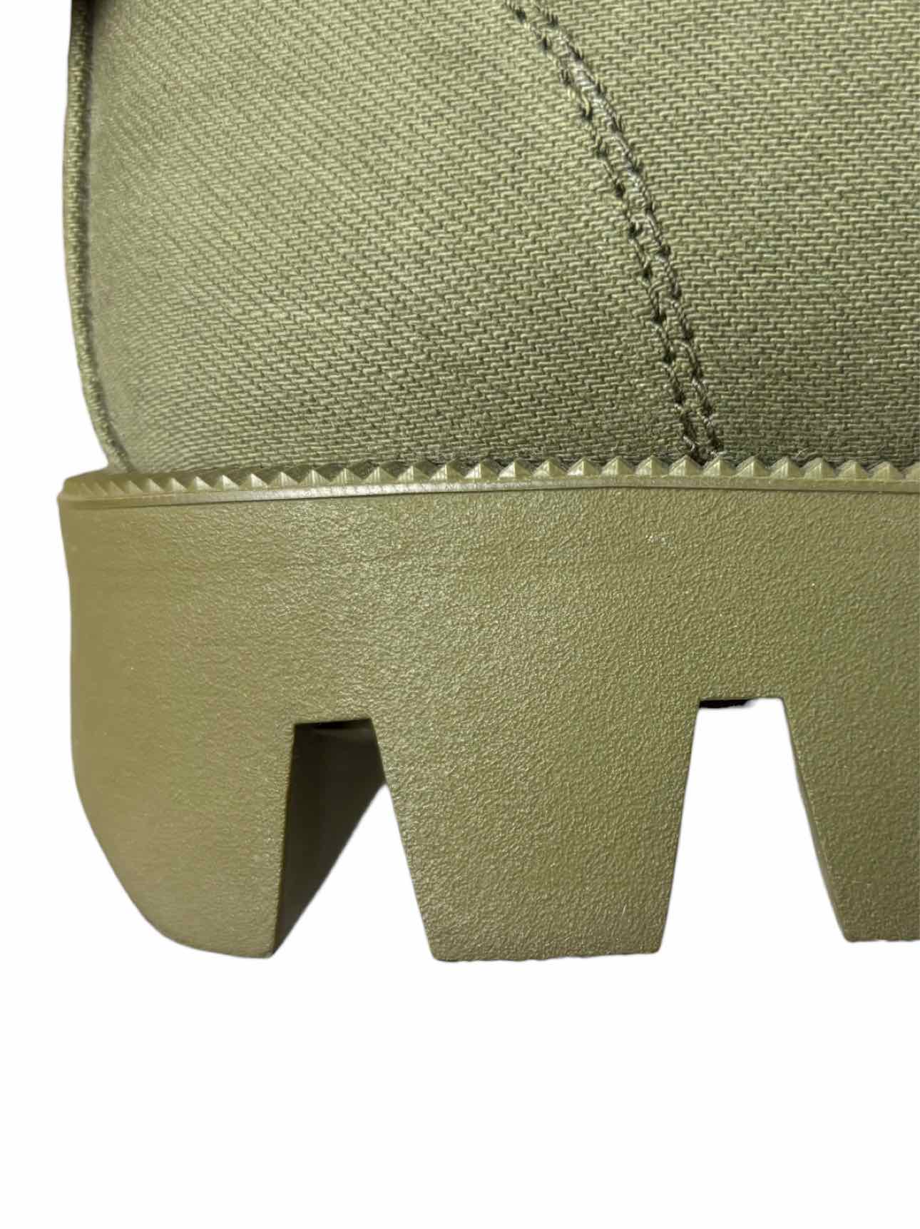 Prada Size 39 Canvas Combat Ankle Boots - Image 10
