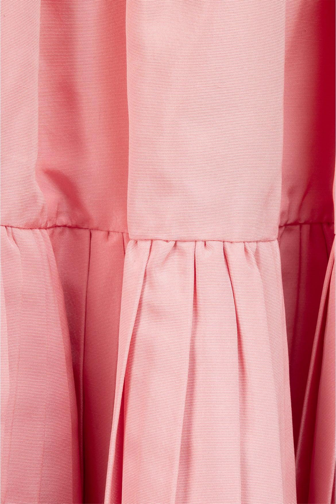 Prada Size 4 2019 Tiered Pleated Silk Skirt - Image 3