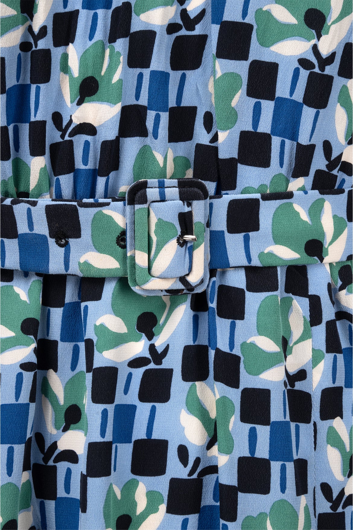 Prada Size 42 2016 Midi Floral Pattern Silk Dress - Image 3
