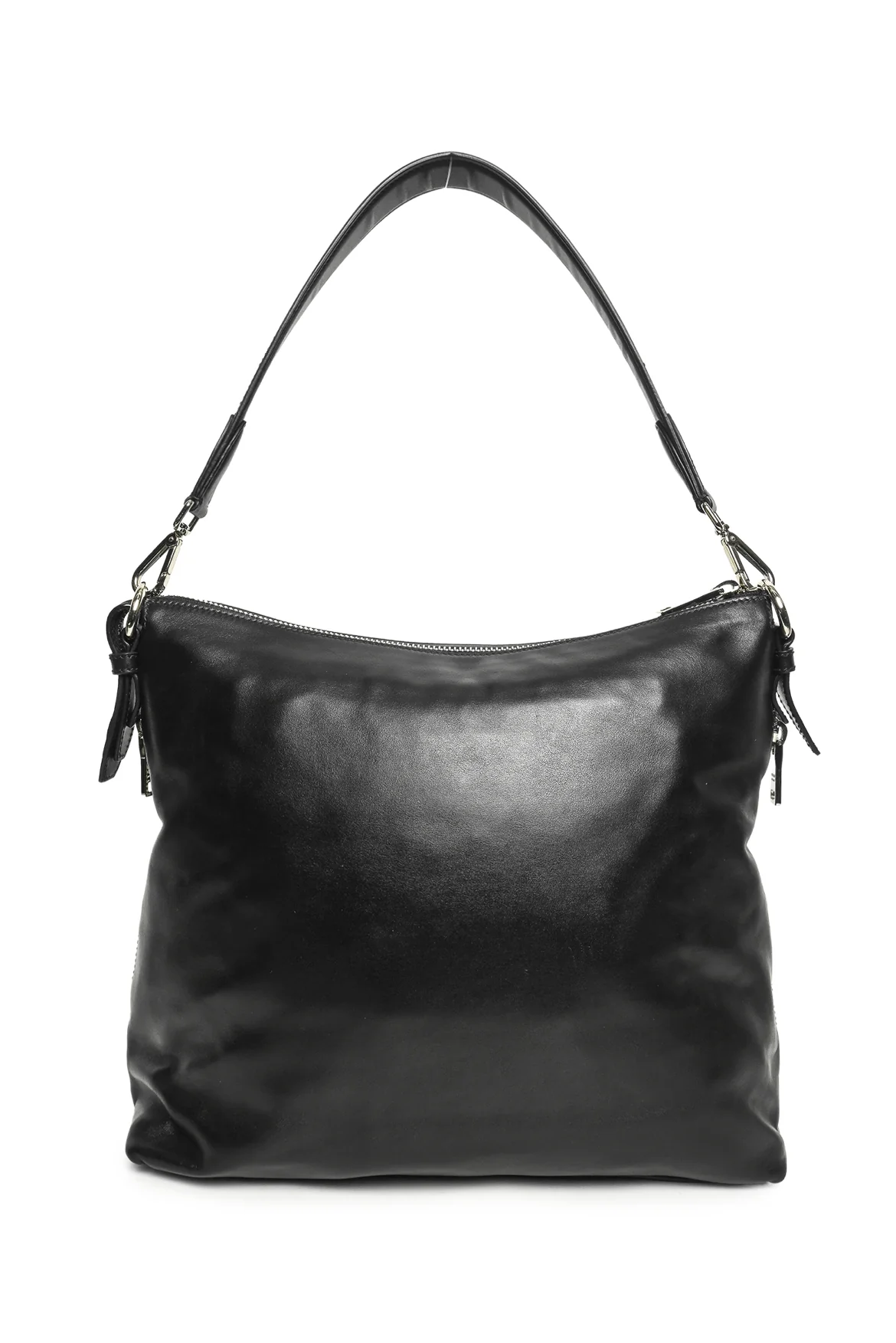 Prada Soft Leather Side Zip Tote - Image 3