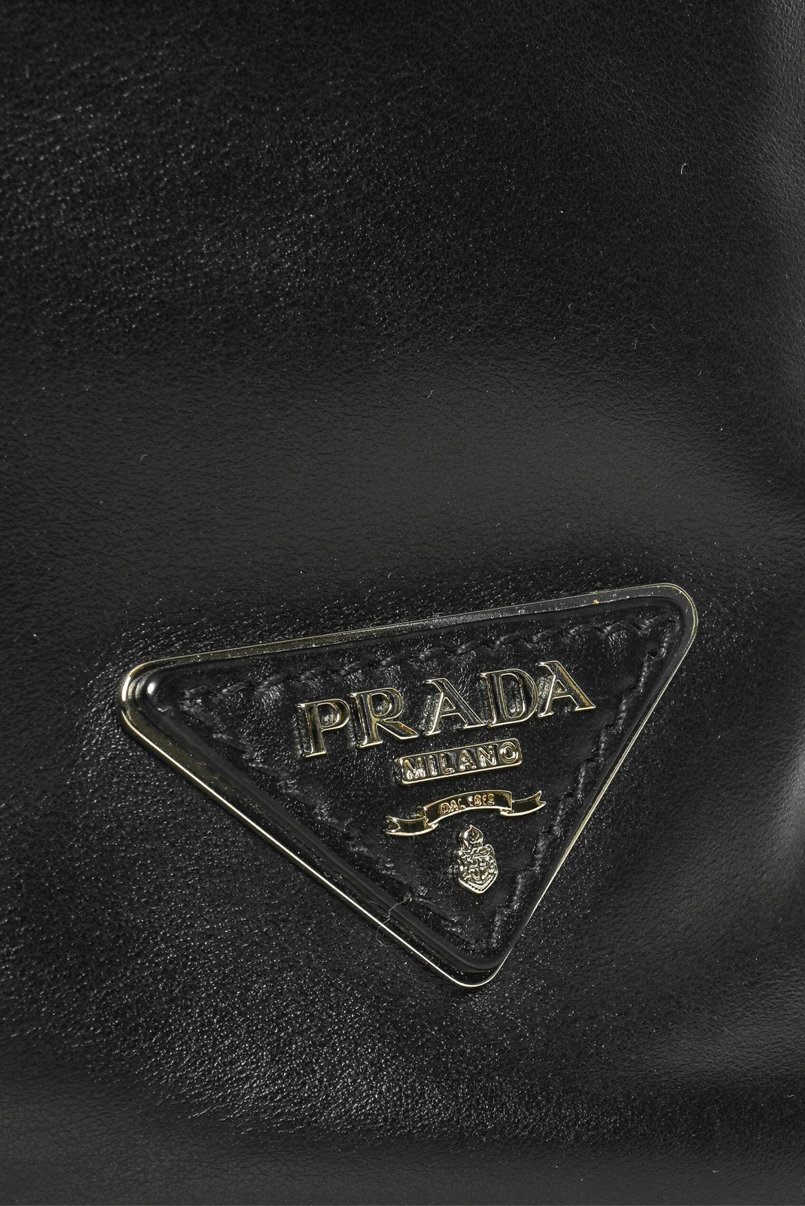 Prada Soft Leather Side Zip Tote - Image 8