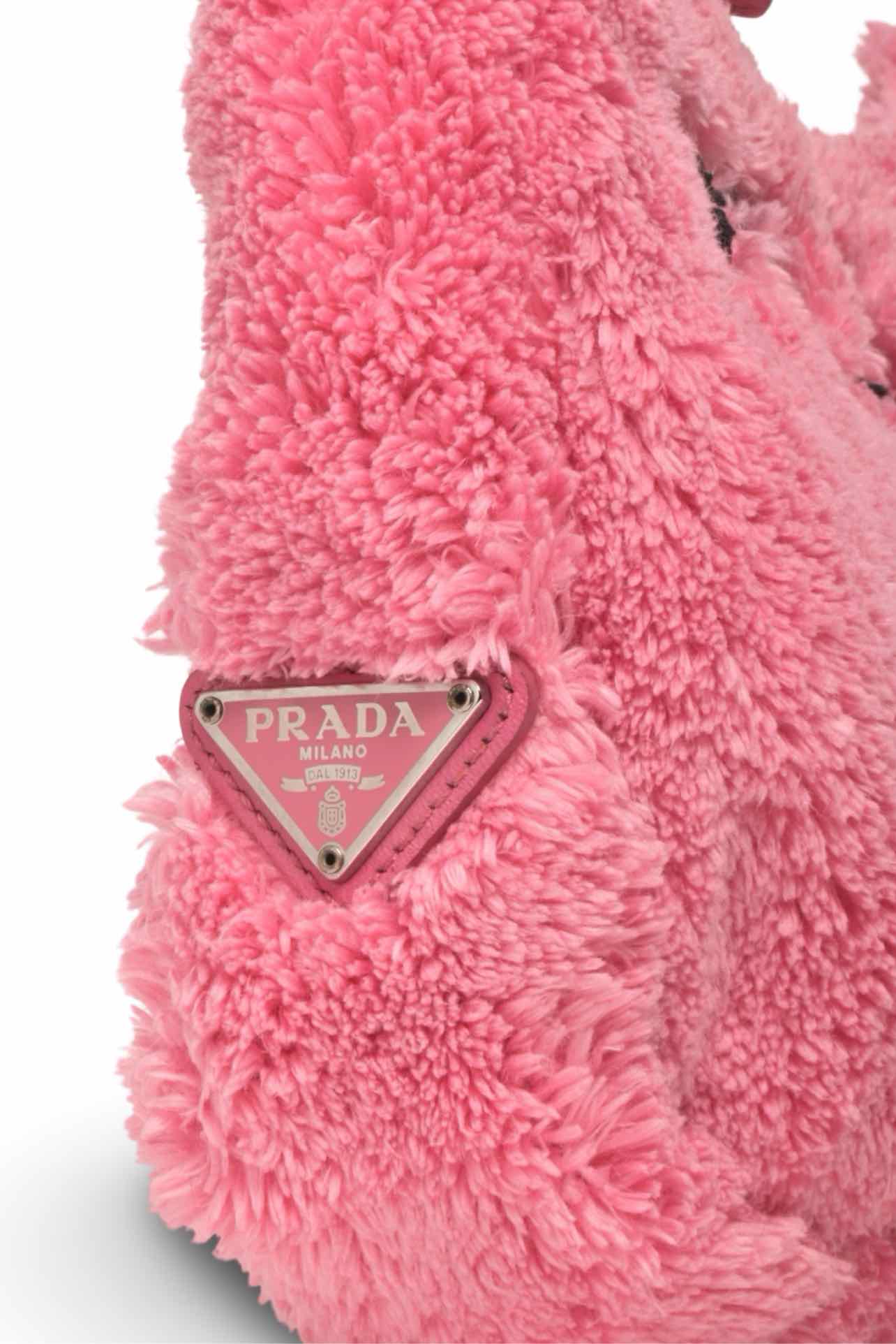 Prada Terry Cloth Mini Re-Edition 2000 Shoulder Bag - Image 3
