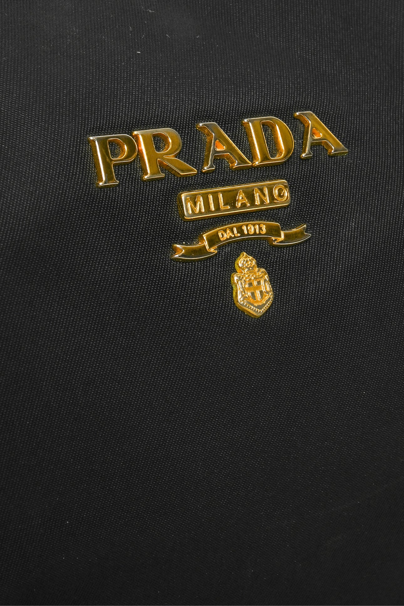 Prada Tessuto Nylon & Saffiano Leather Handle Purse - Image 5