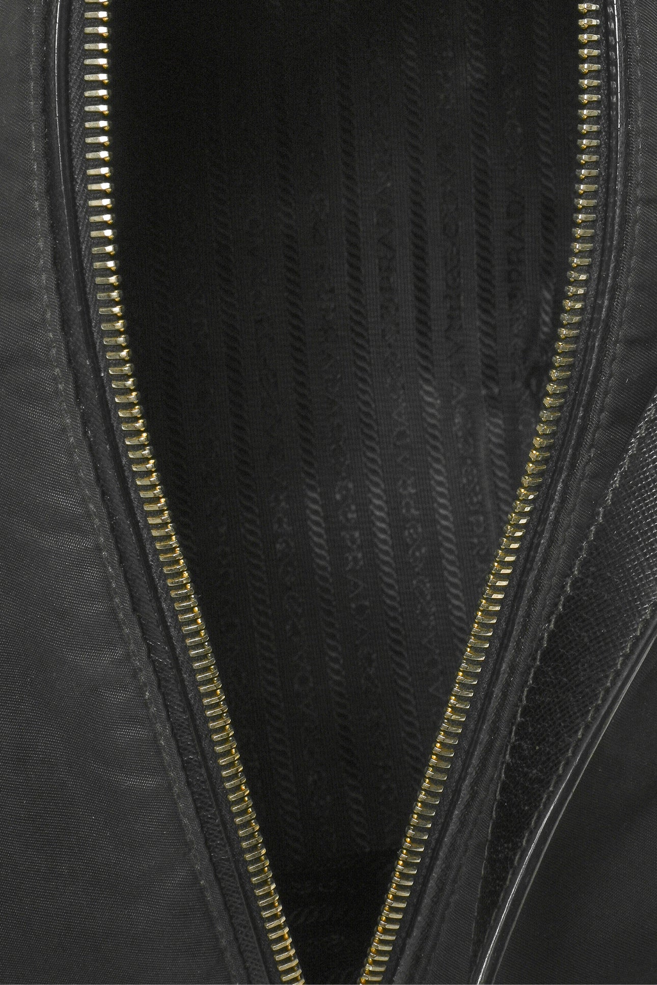 Prada Tessuto Nylon & Saffiano Leather Handle Purse - Image 6