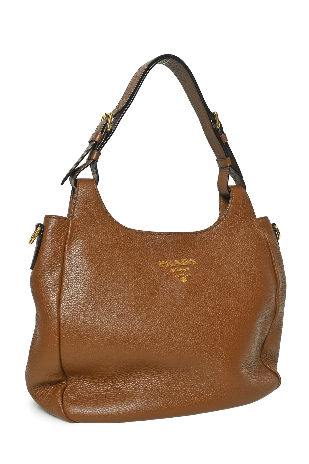 Prada Vitello Daino Hobo Shoulder Bag - Image 2