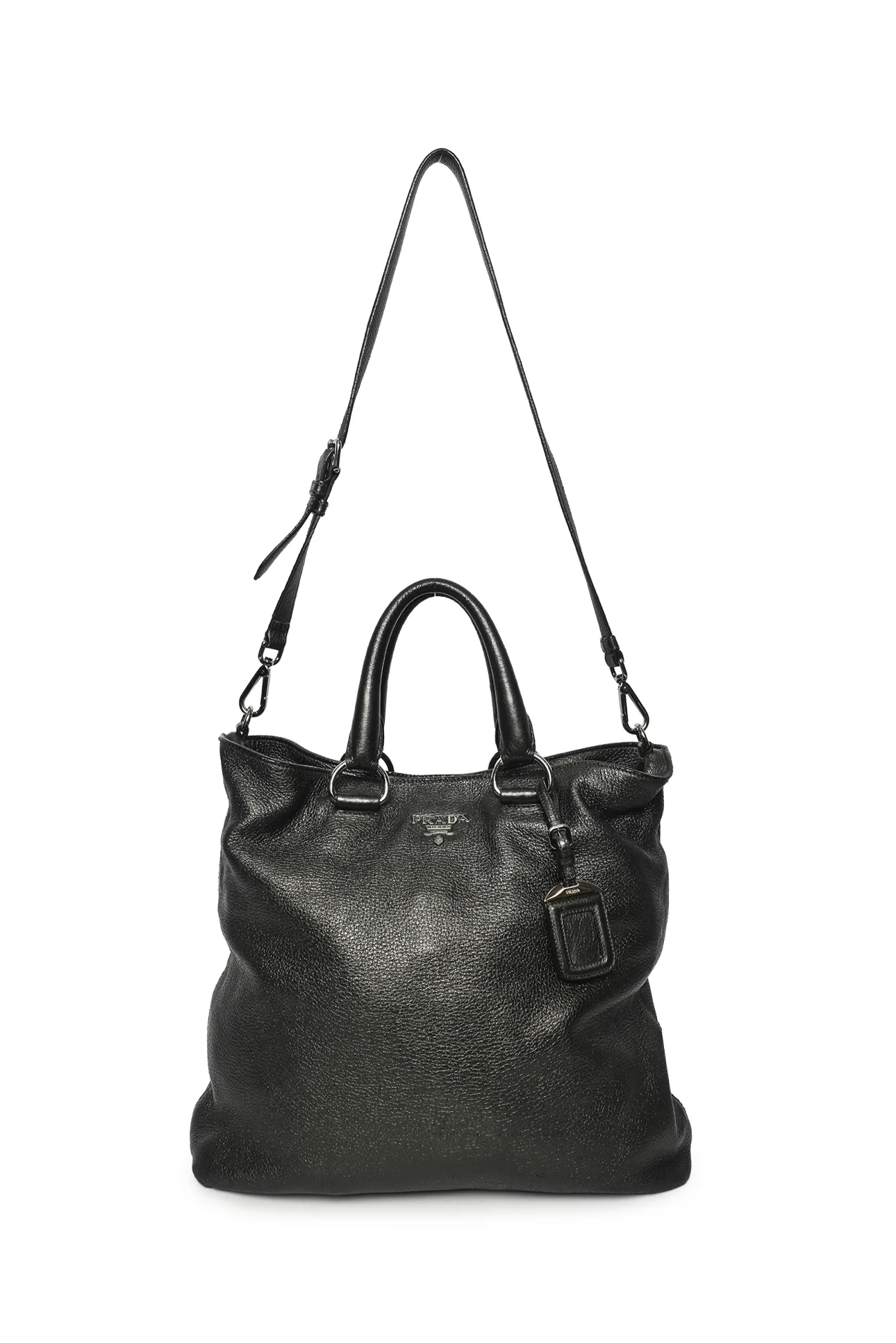 Prada Vitello Daino Shopping Tote - Image 5