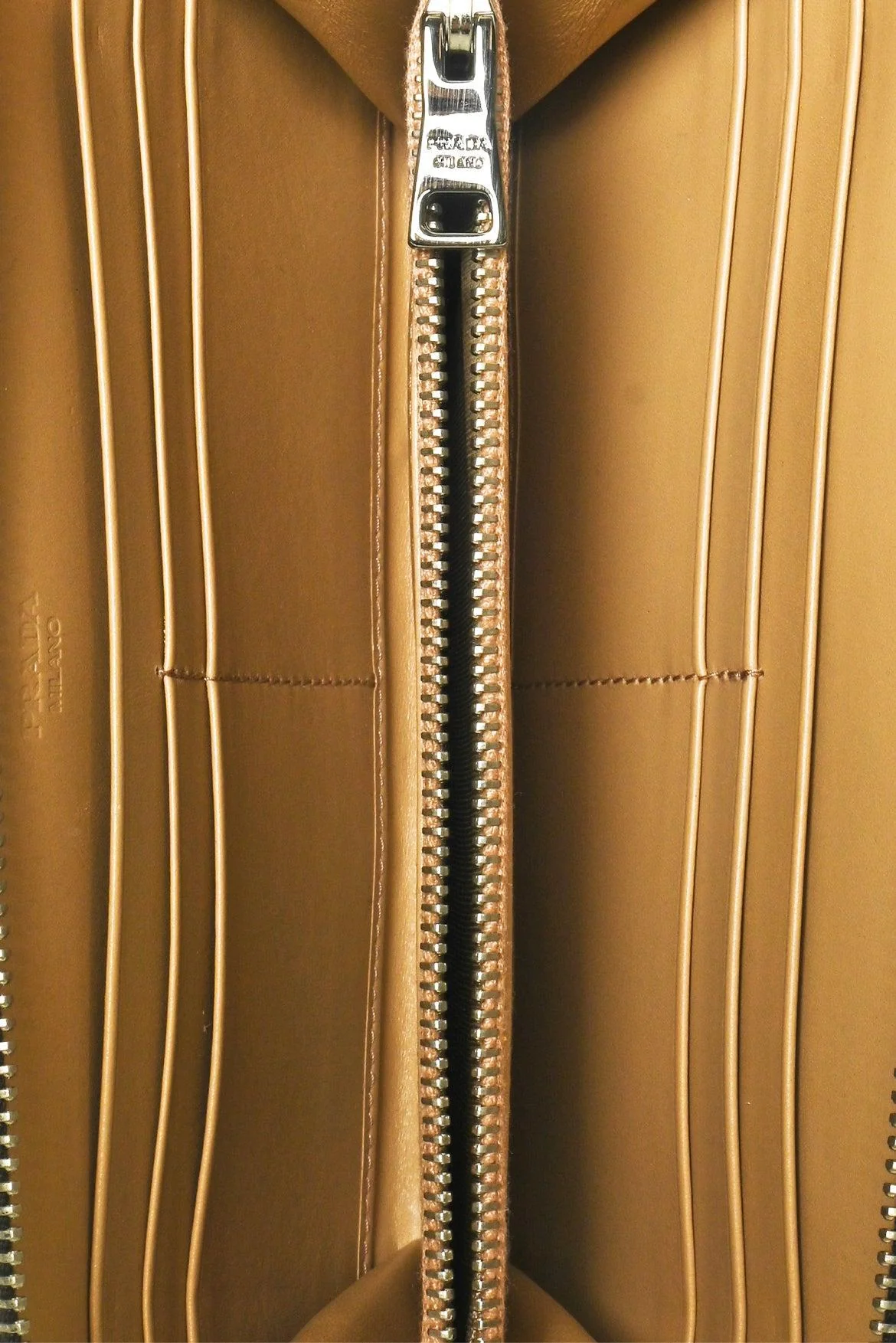 Prada Vitello Grommet Crystal Embellished Wallet - Image 6