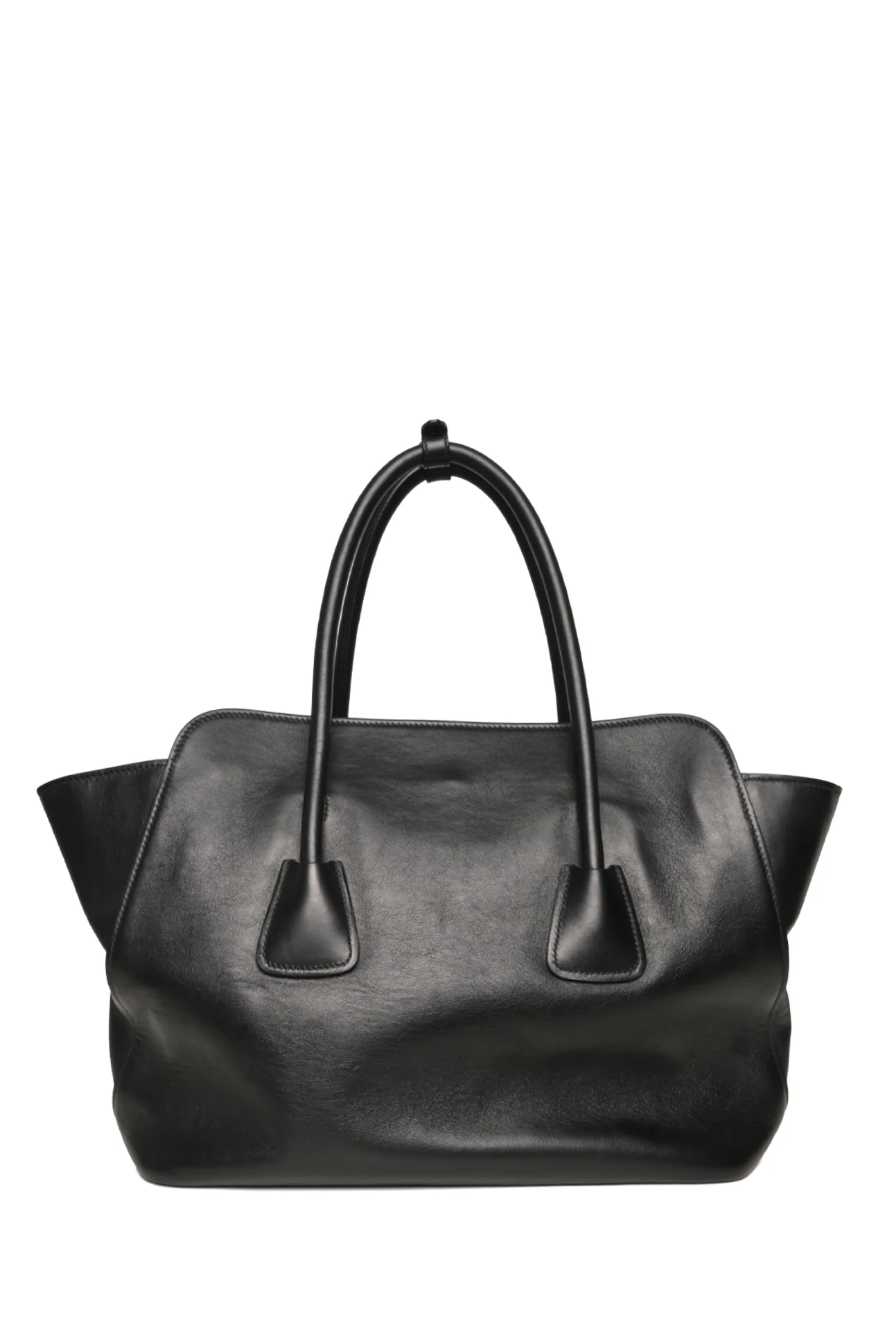 Prada Vitello Inside-Stud Soft East/West Tote - Image 3