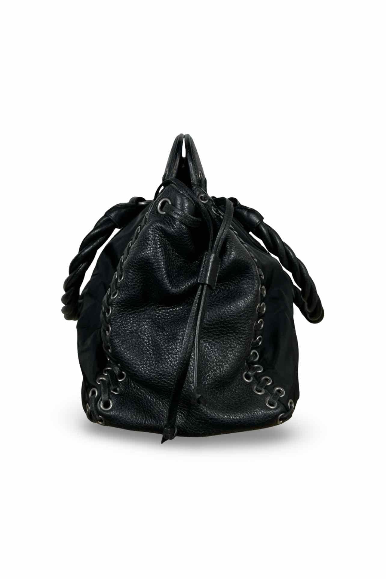 Prada Whipstitch Nylon Top Handle Bag - Image 2