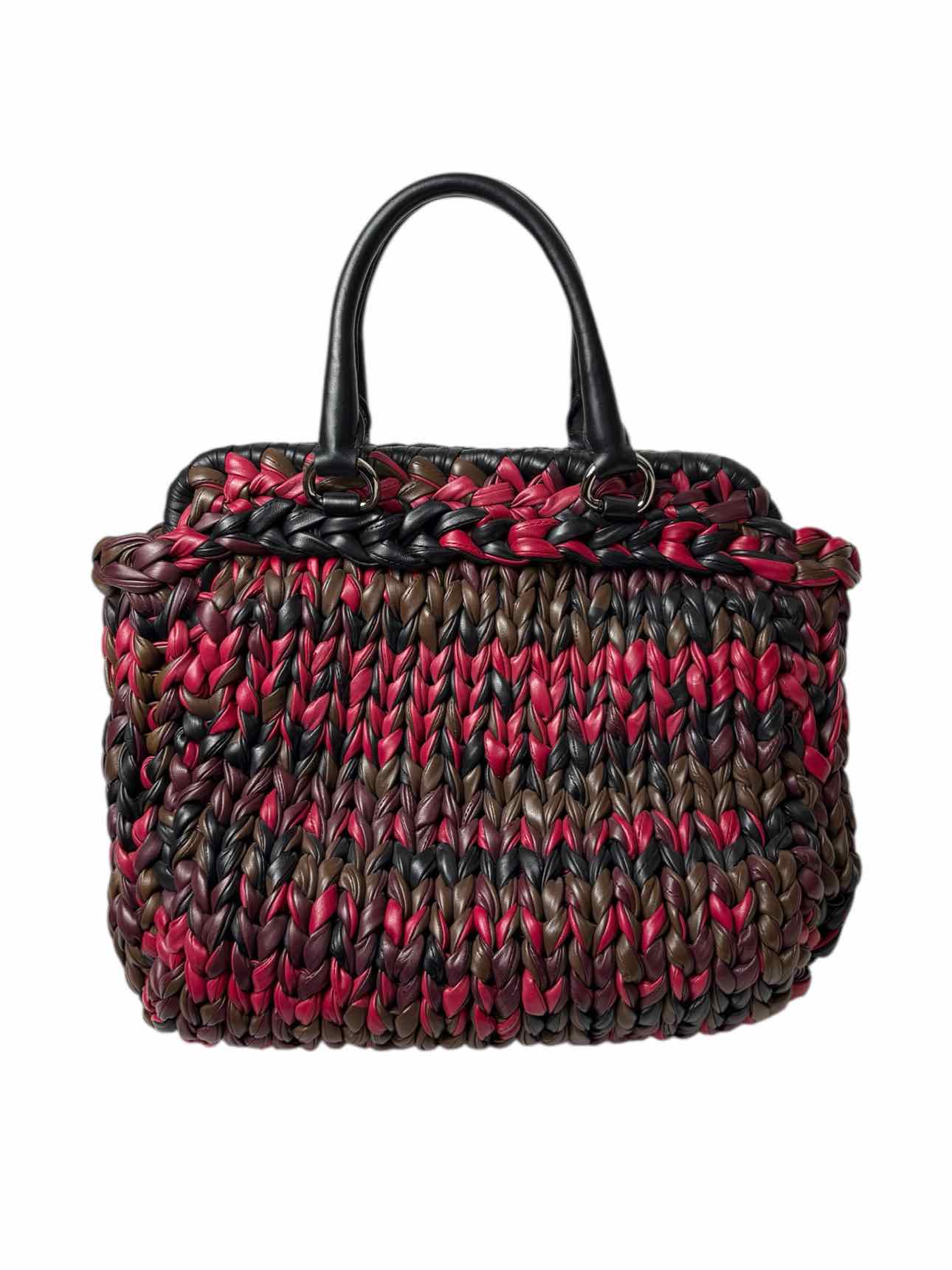 Prada Woven Leather Purse - Image 3