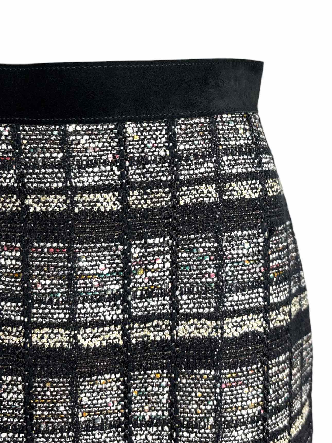 Proenza Schouler Size 6 Cotton Tweed Blend Skirt - Image 3