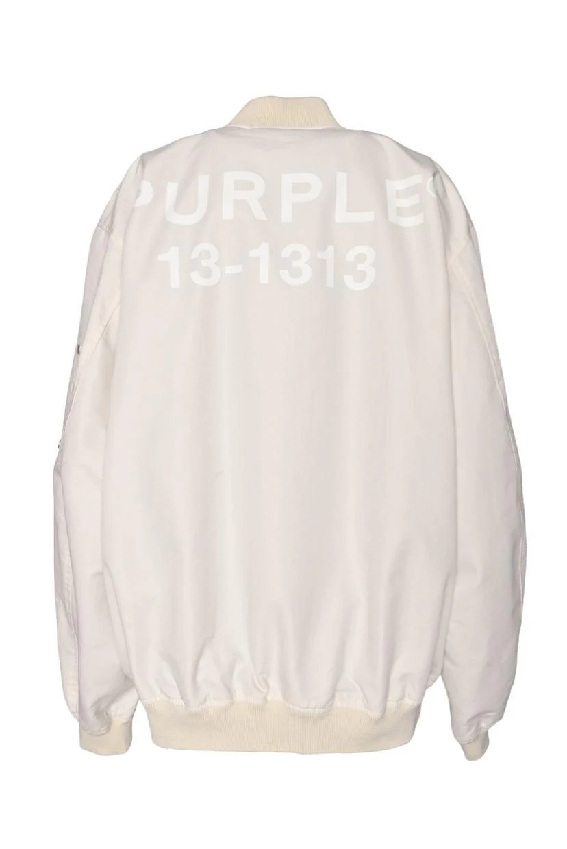 Purple Brand Size M Men's Oversized Bomber Jacket - Image 3