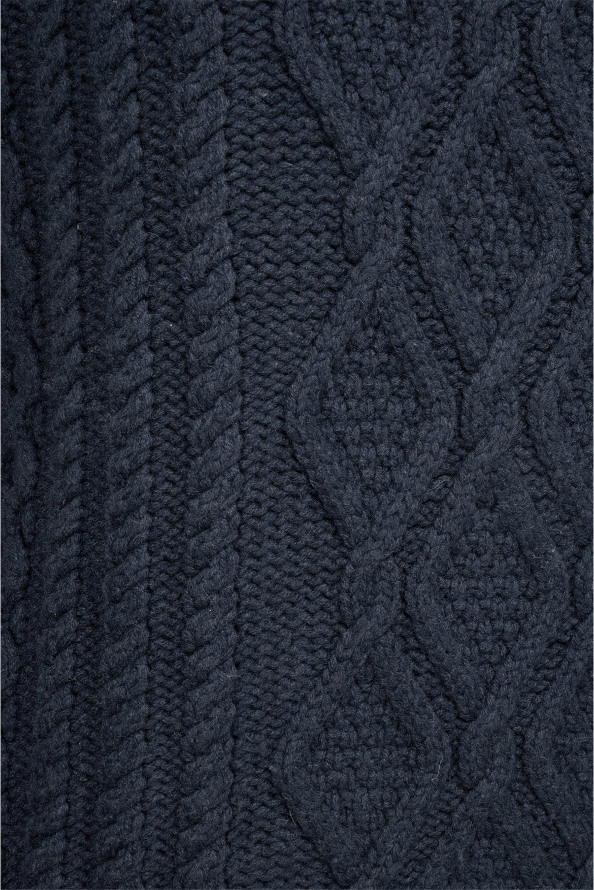 Queene and Belle Size 1 Turtleneck Cable Knit Cashmere Sweater - Image 3