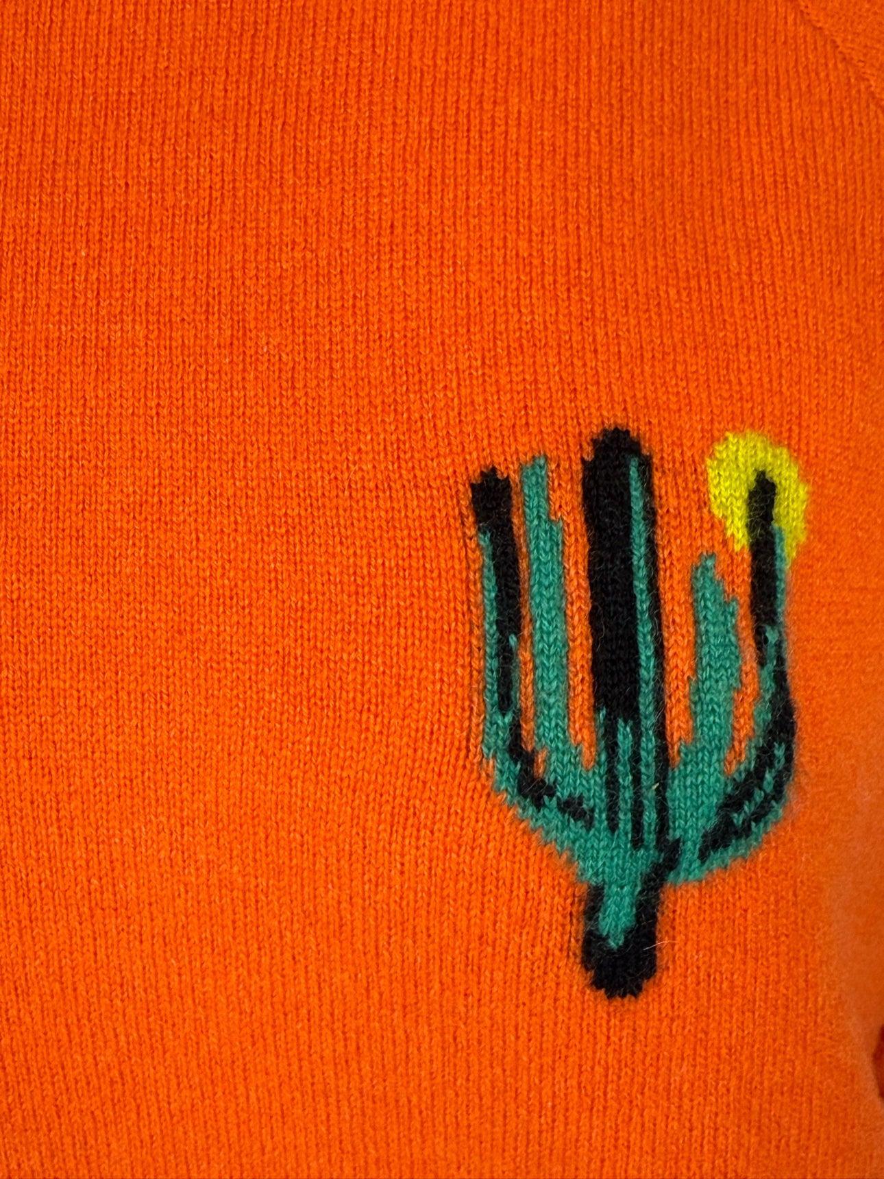 Queene and Belle Size M Cactus Cashmere Sweater - Image 3