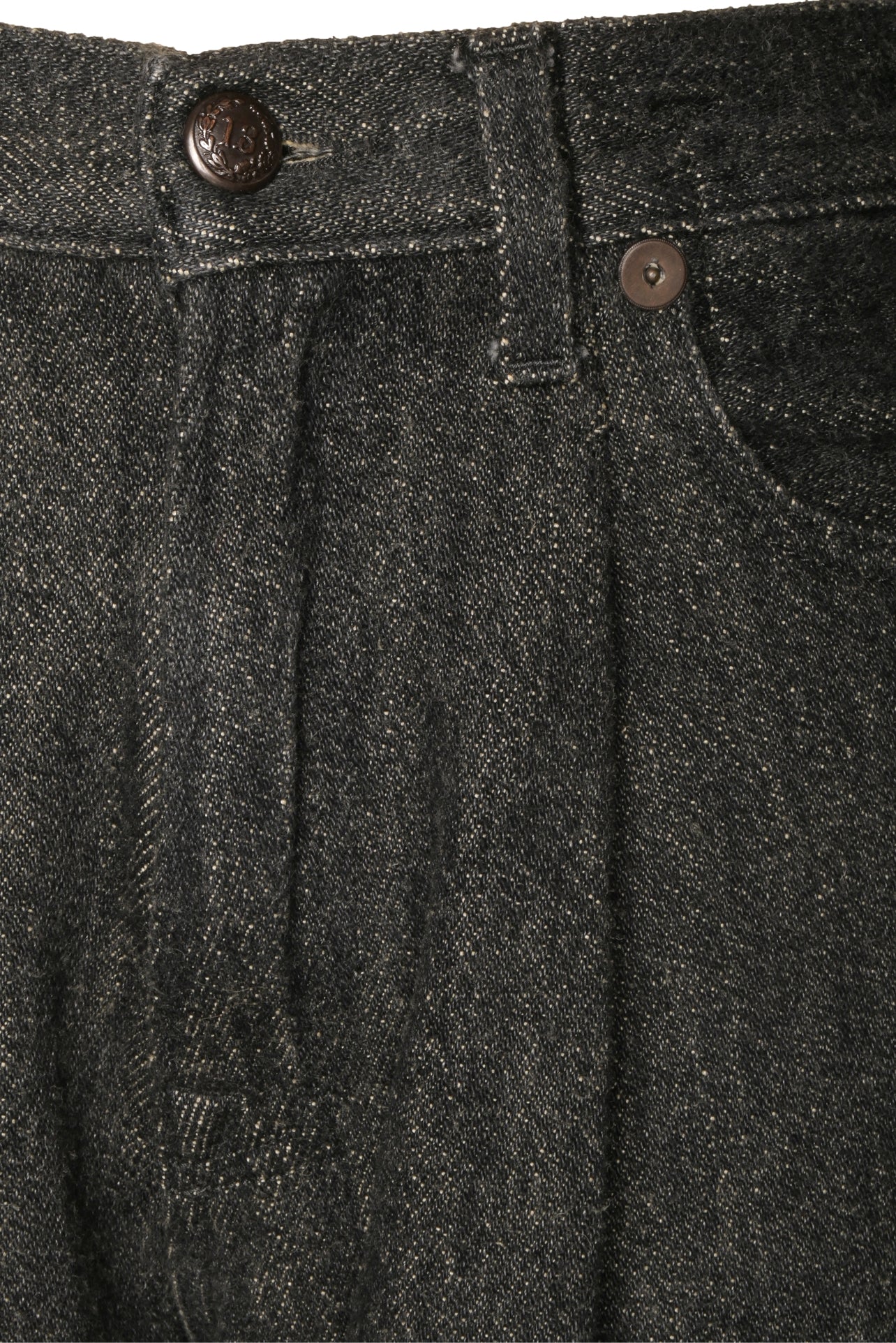 R13 Size 23 Damon Pleated Wide Leg Jeans - Image 3