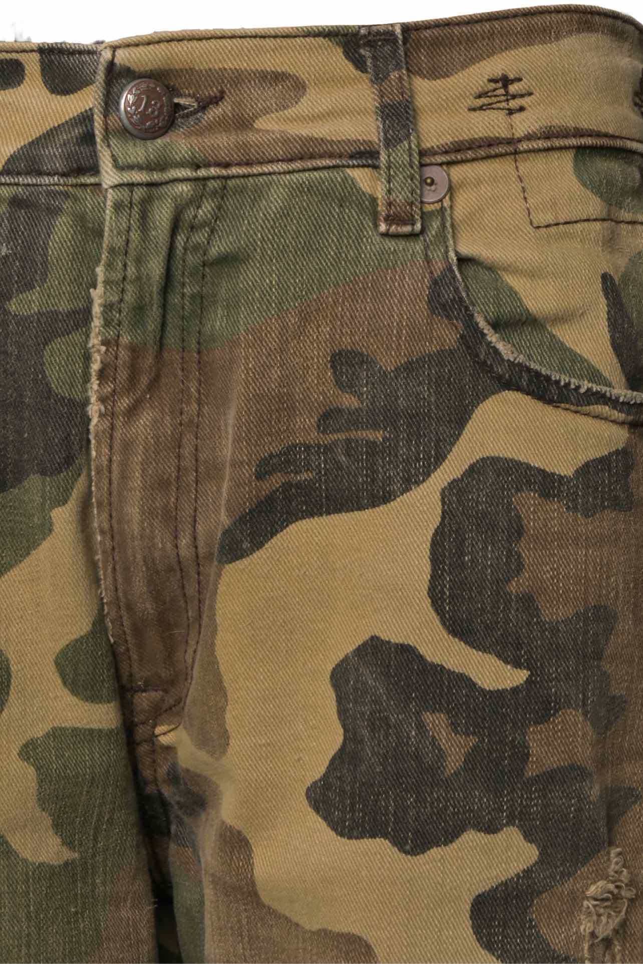 R13 Size 28 Camouflage Boyfriend Jeans - Image 3