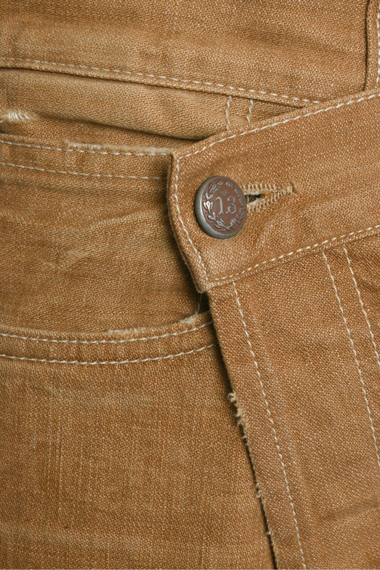 R13 Size 28 Cross Over Jeans - Image 3