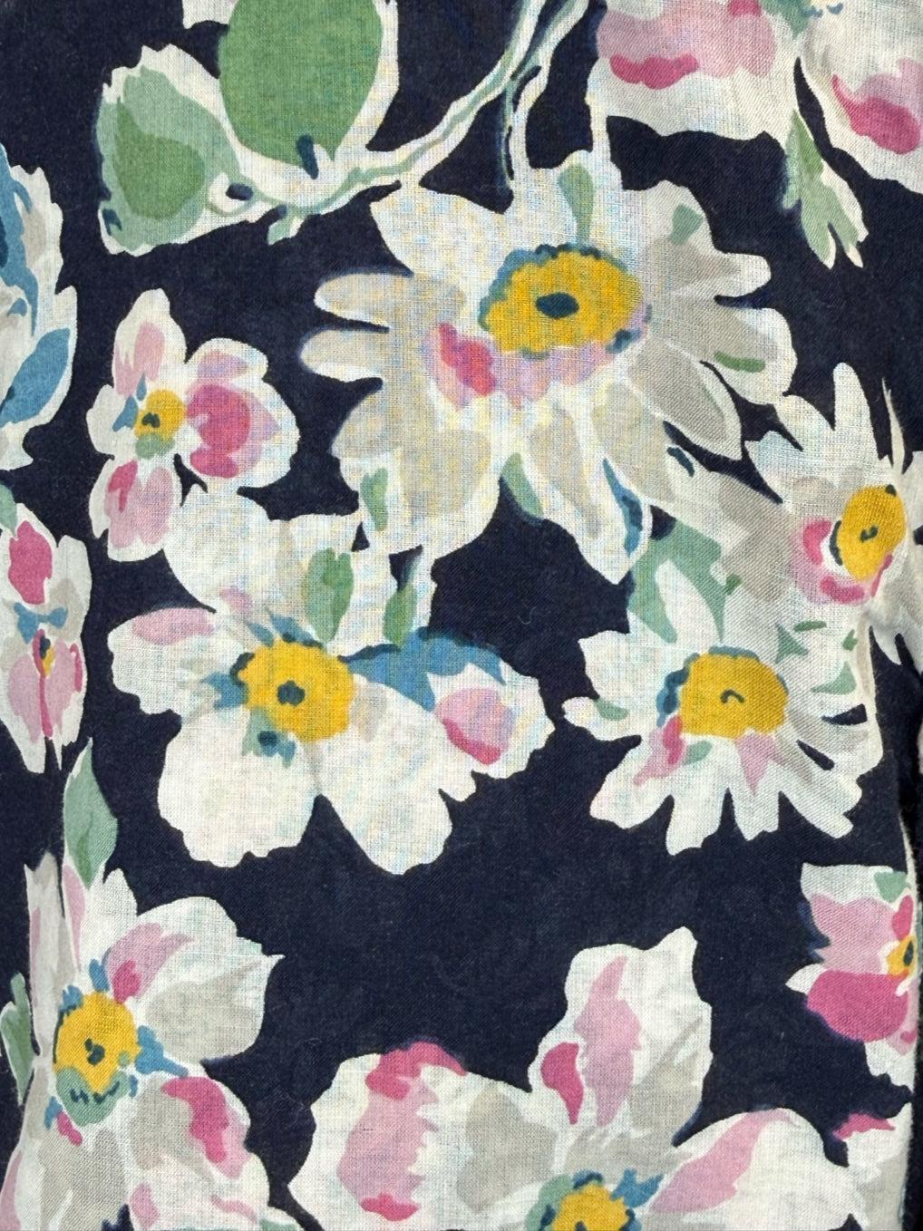 R13 Size 28 X-BF Layered Black Floral Pants - Image 3
