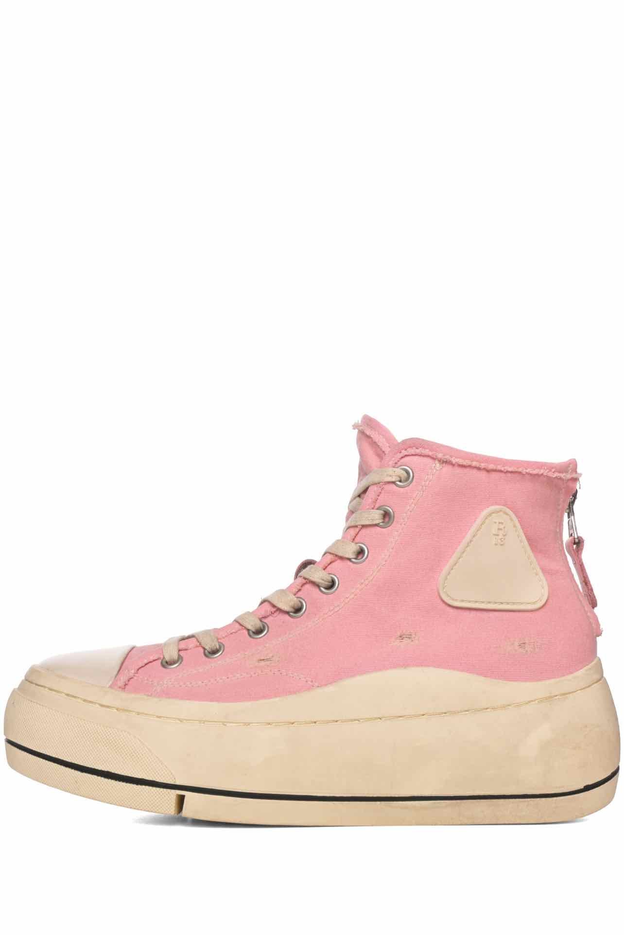 R13 Size 39 Distressed Kurt High Top Sneaker - Image 3