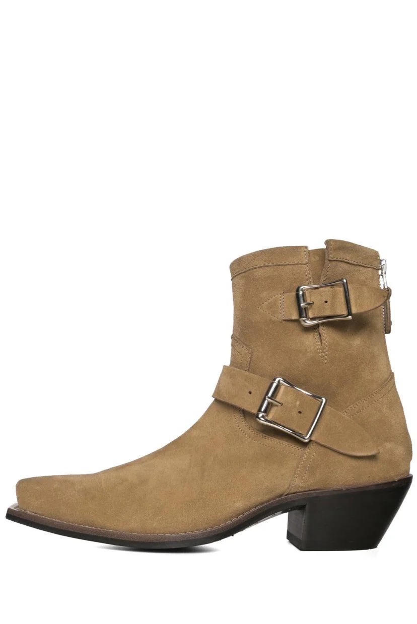 R13 Size 39 Suede Western Ankle Boots - Image 3