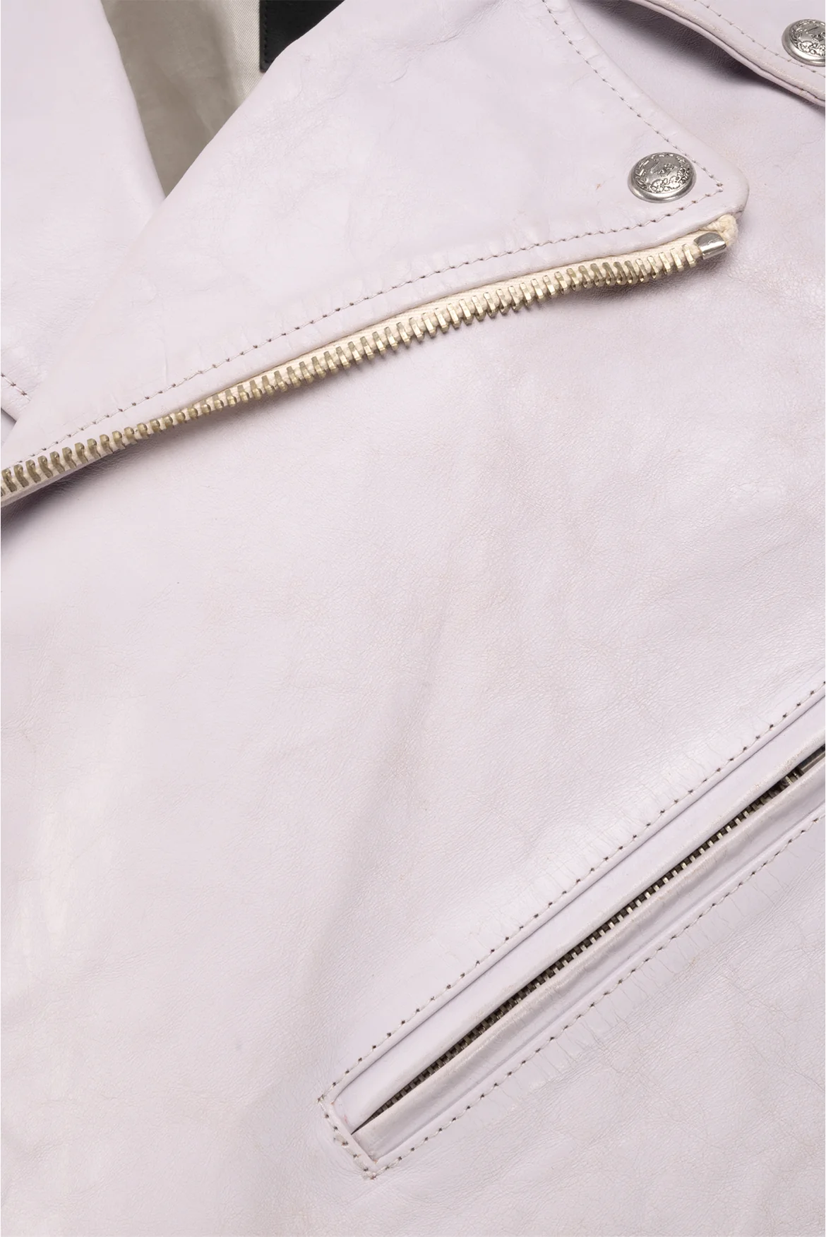 R13 Size M Drop Neck Motorcycle Jacket - Image 3