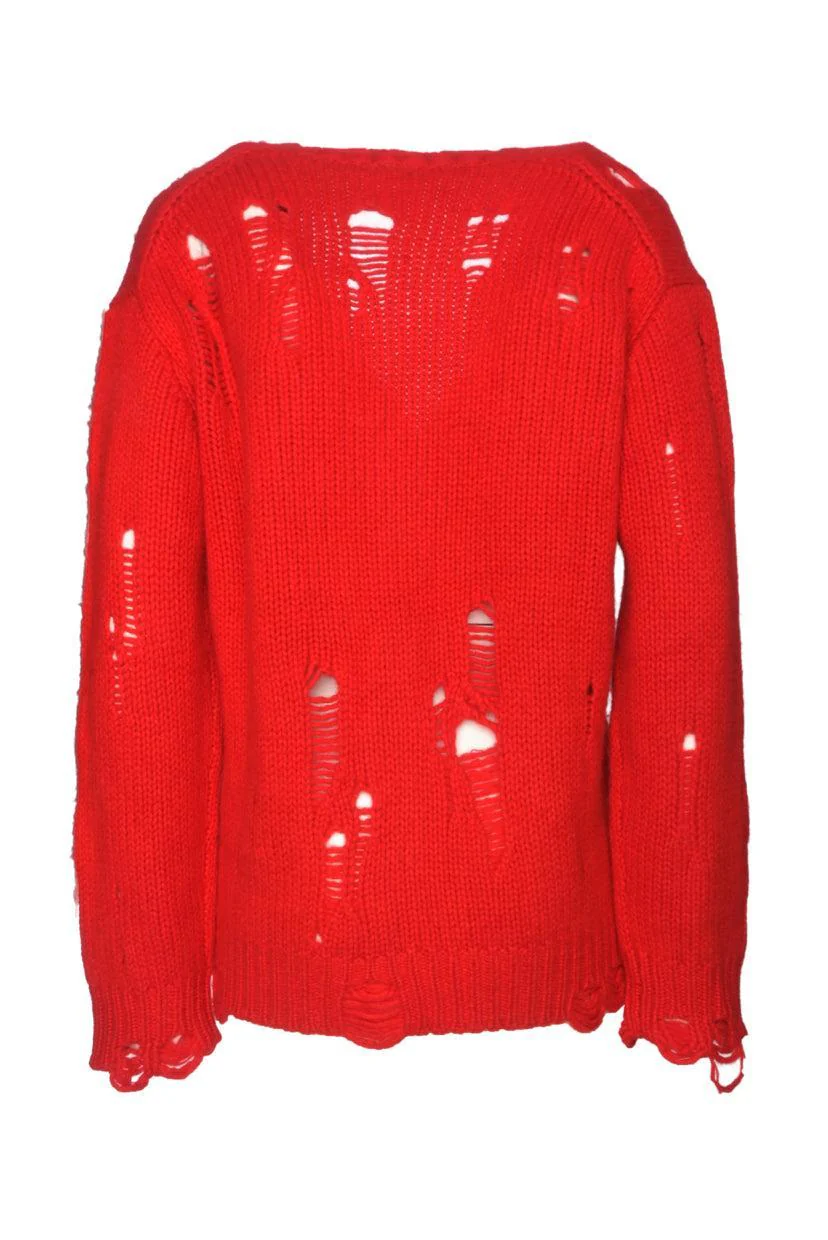 R13 Size S Distressed Oversized Cardigan - Image 2