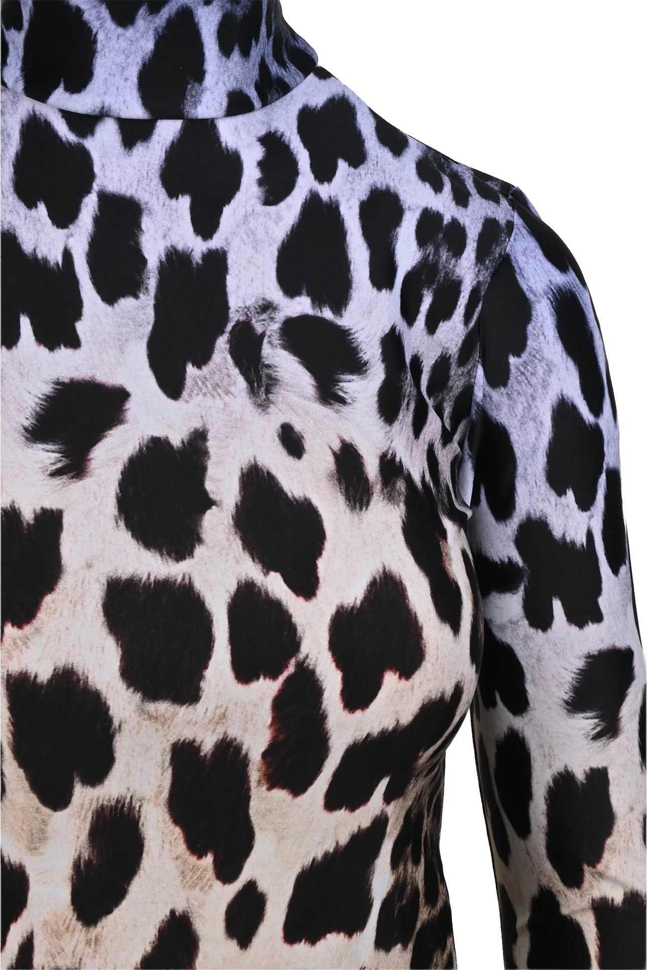 R13 Size S Faded Leopard Turtleneck Tops - Image 3