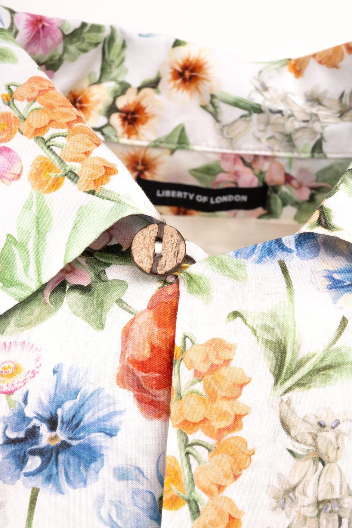 R13 Size XS Cropped Floral Skater Shirt - Image 3
