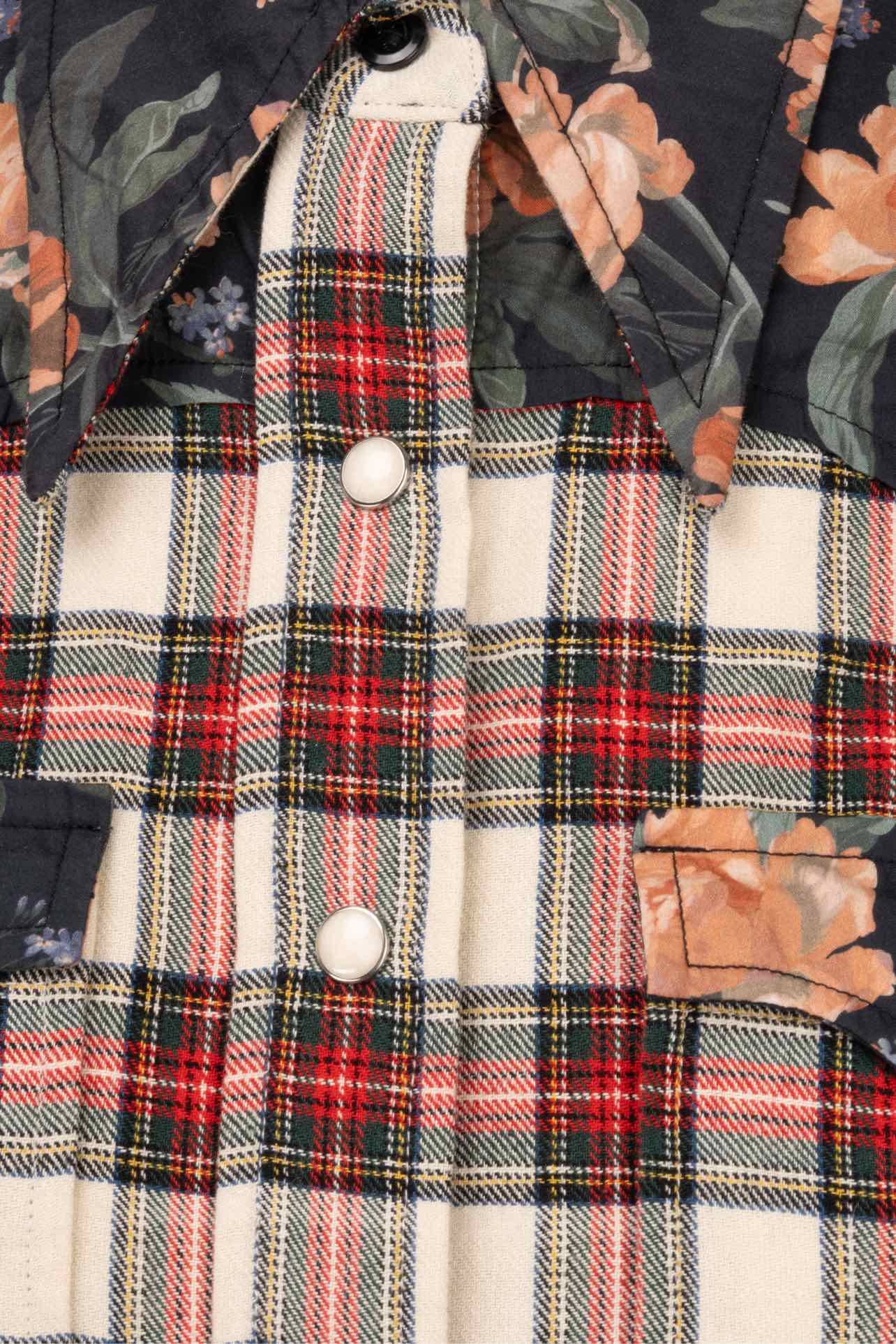 R13 Size XS Exaggerated Collar Cowboy Shirt - Image 3