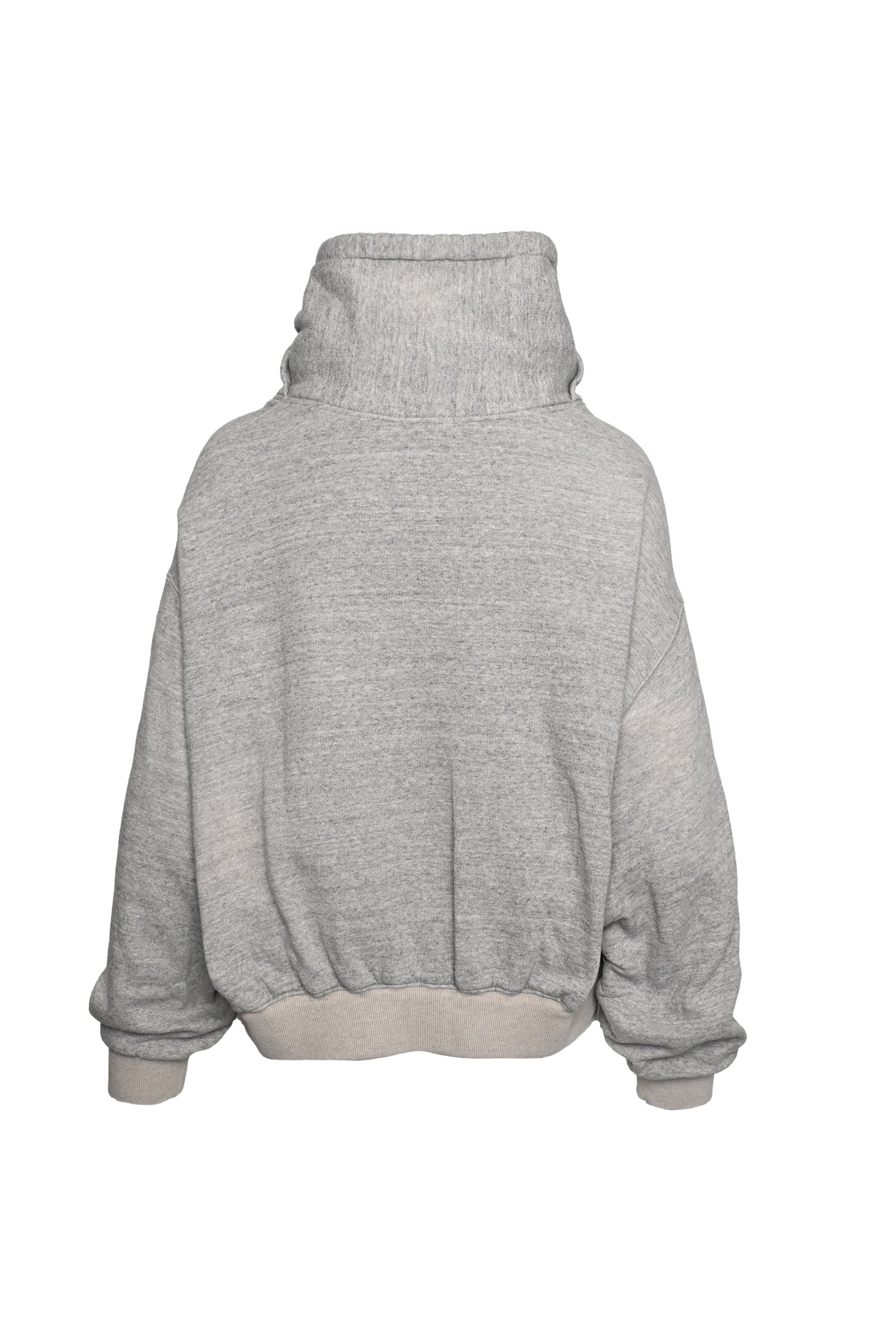 R13 Size XS Funnel Neck Cropped Pullover Sweatshirt - Image 2
