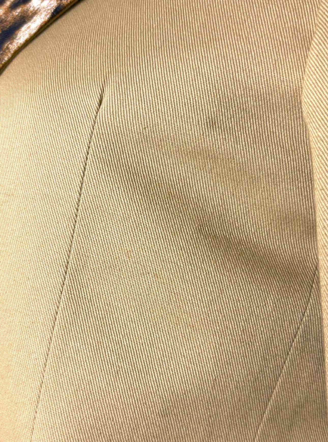 R13 Size XS Leopard Print Shawl Collar Cotton Blazer - Image 4