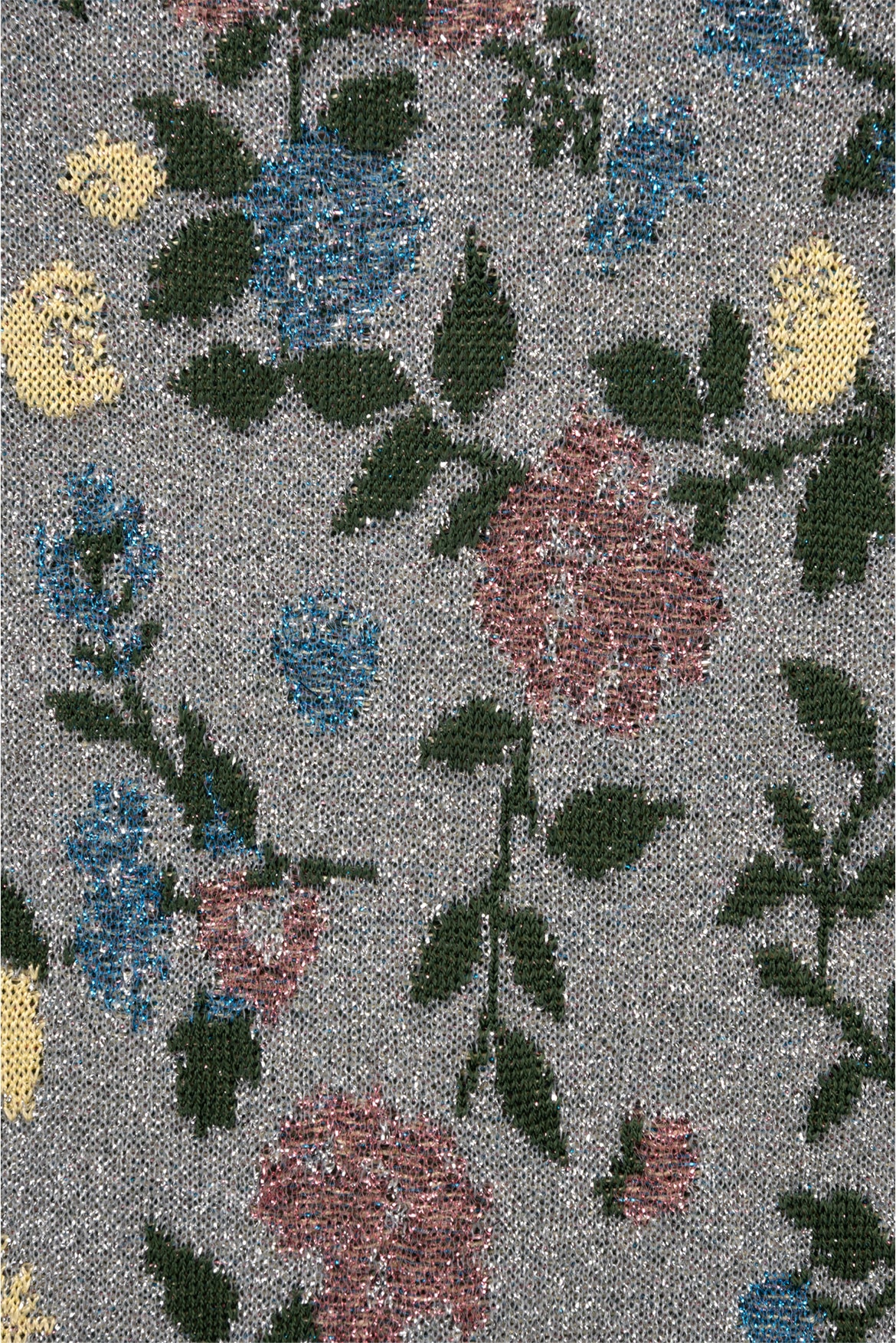 Rabanne Size L Floral Jacquard Lurex Mini Dress - Image 3