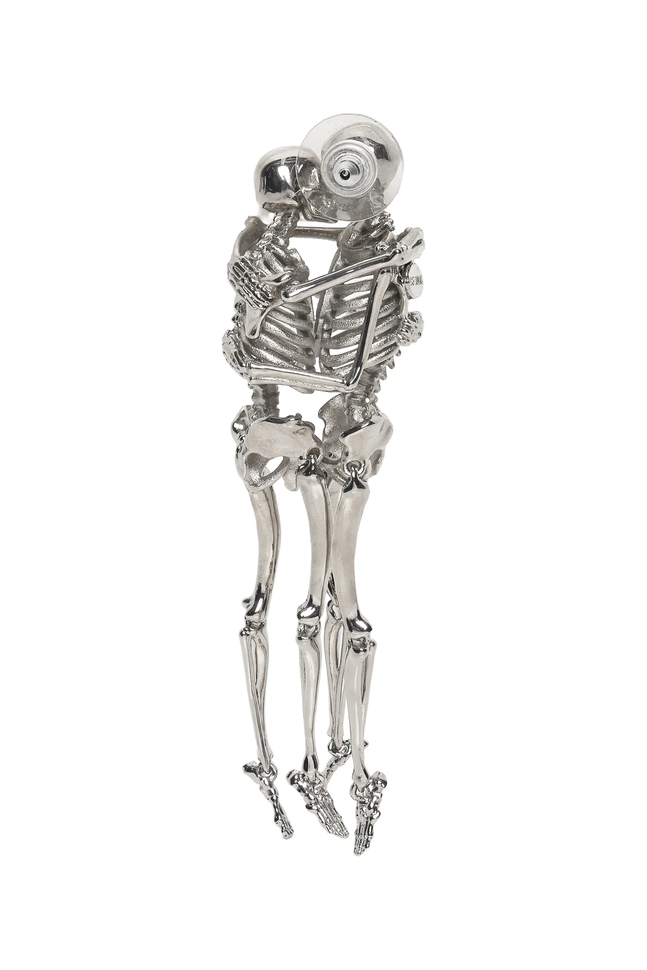 Raf Simons Kissing Skeletons Single Earring - Image 2