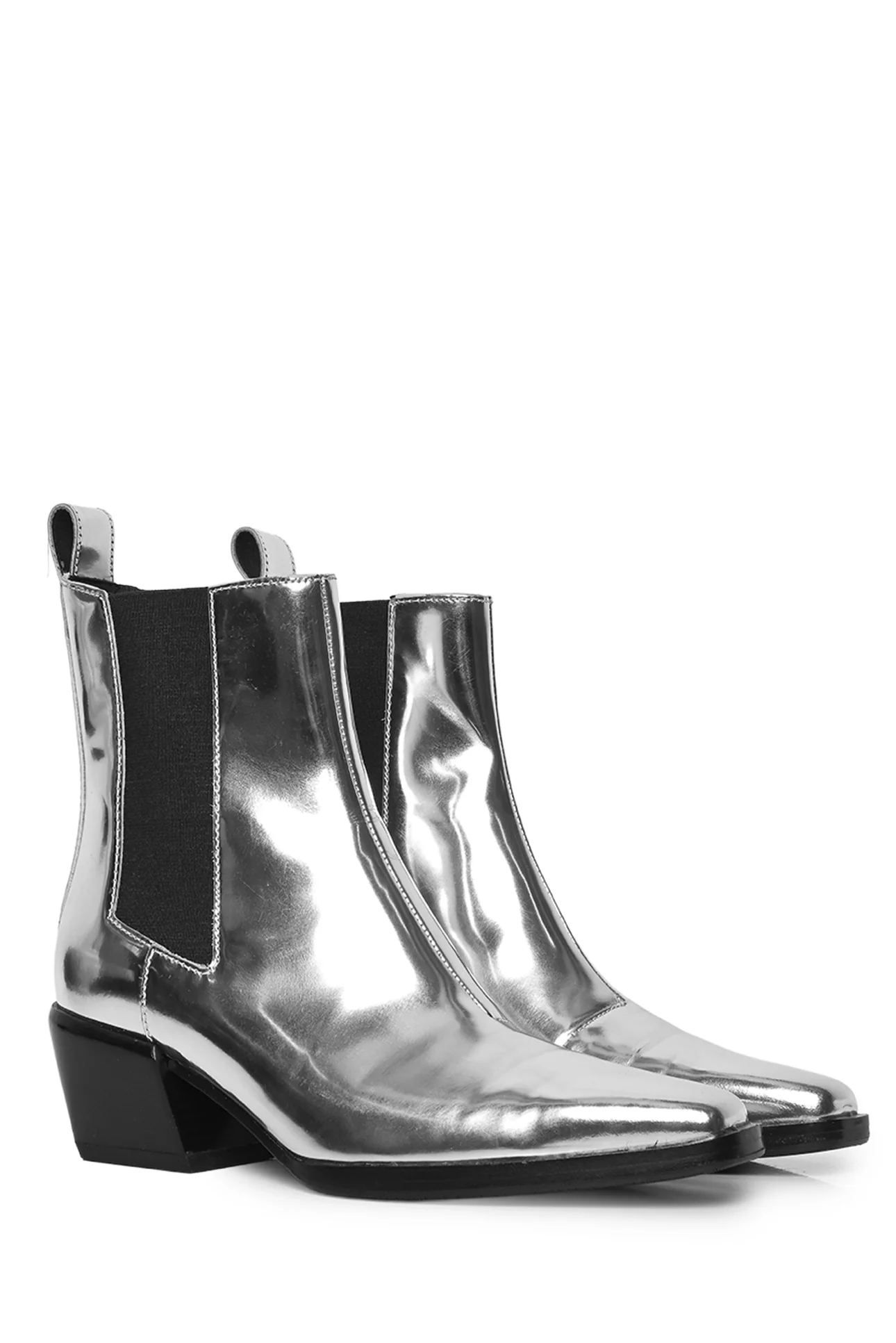 Rag & Bone Size 36.5 Joni Chelsea Metallic Ankle Boots - Image 2